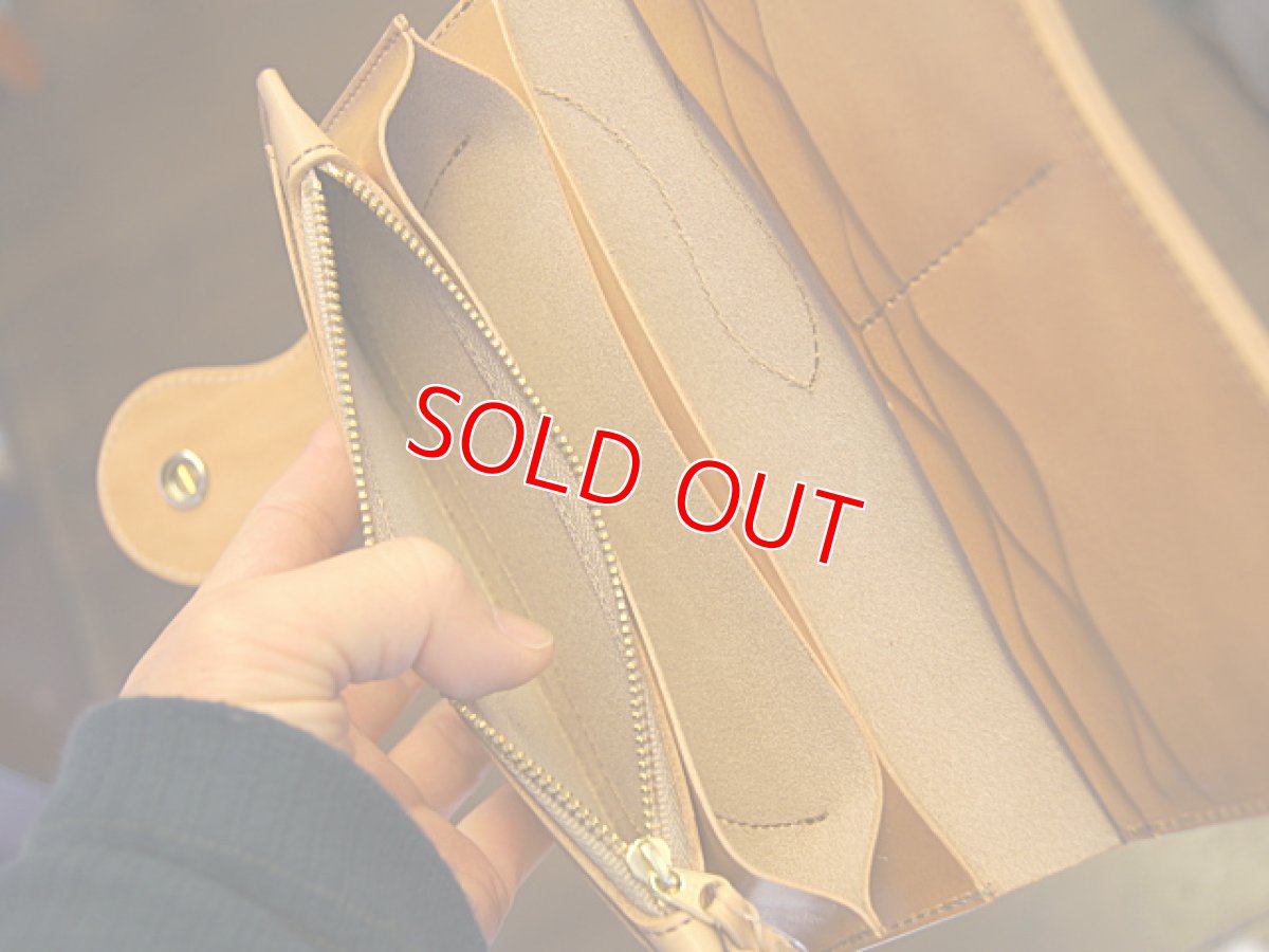 画像6: Rタイプの存在感あるバイカーウォレット！コンチョ付本革ロングウォレット (6)