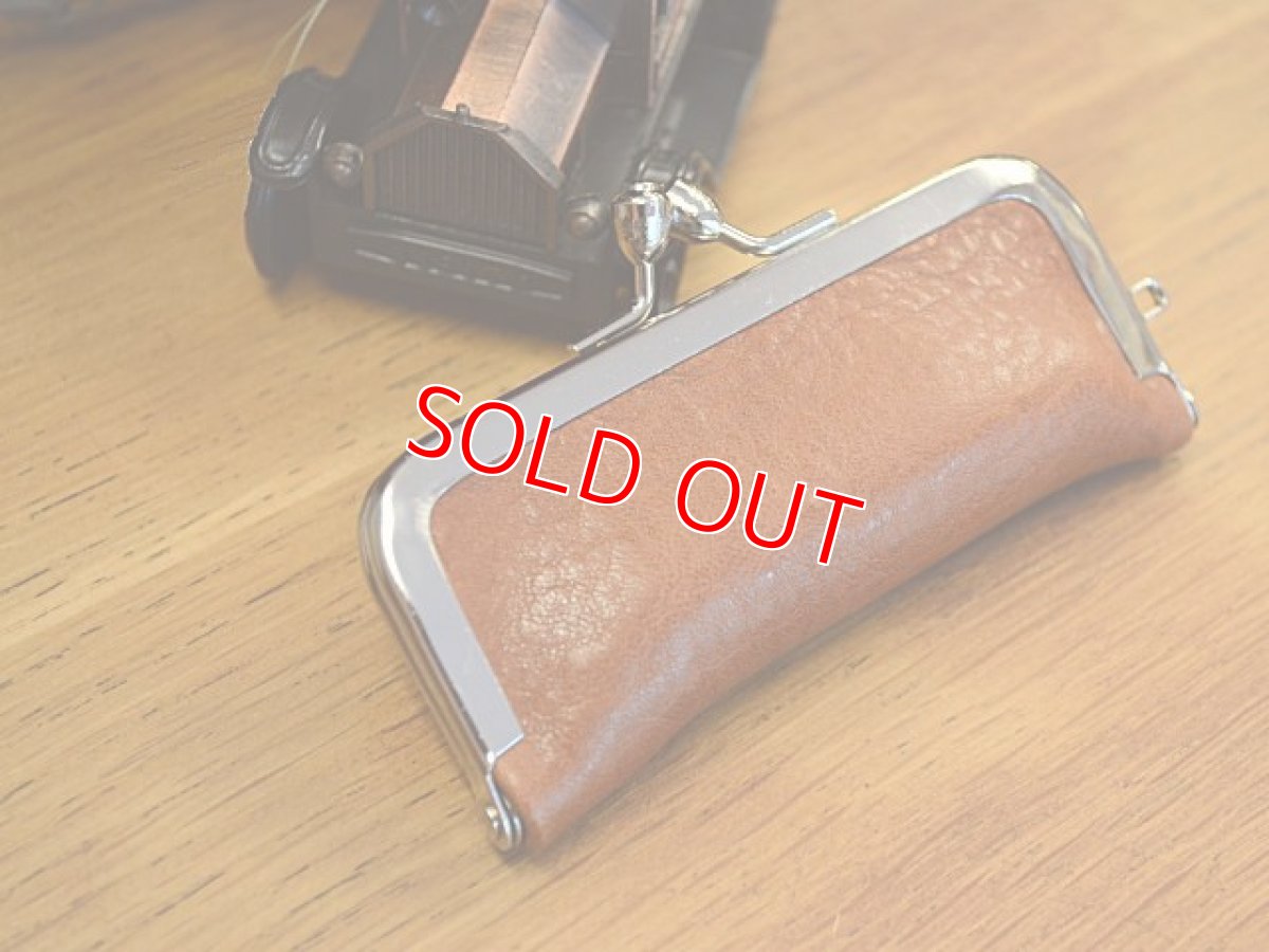 画像5: 保管や持ち運びに！シュリンクレザーがま口印鑑ケース (5)