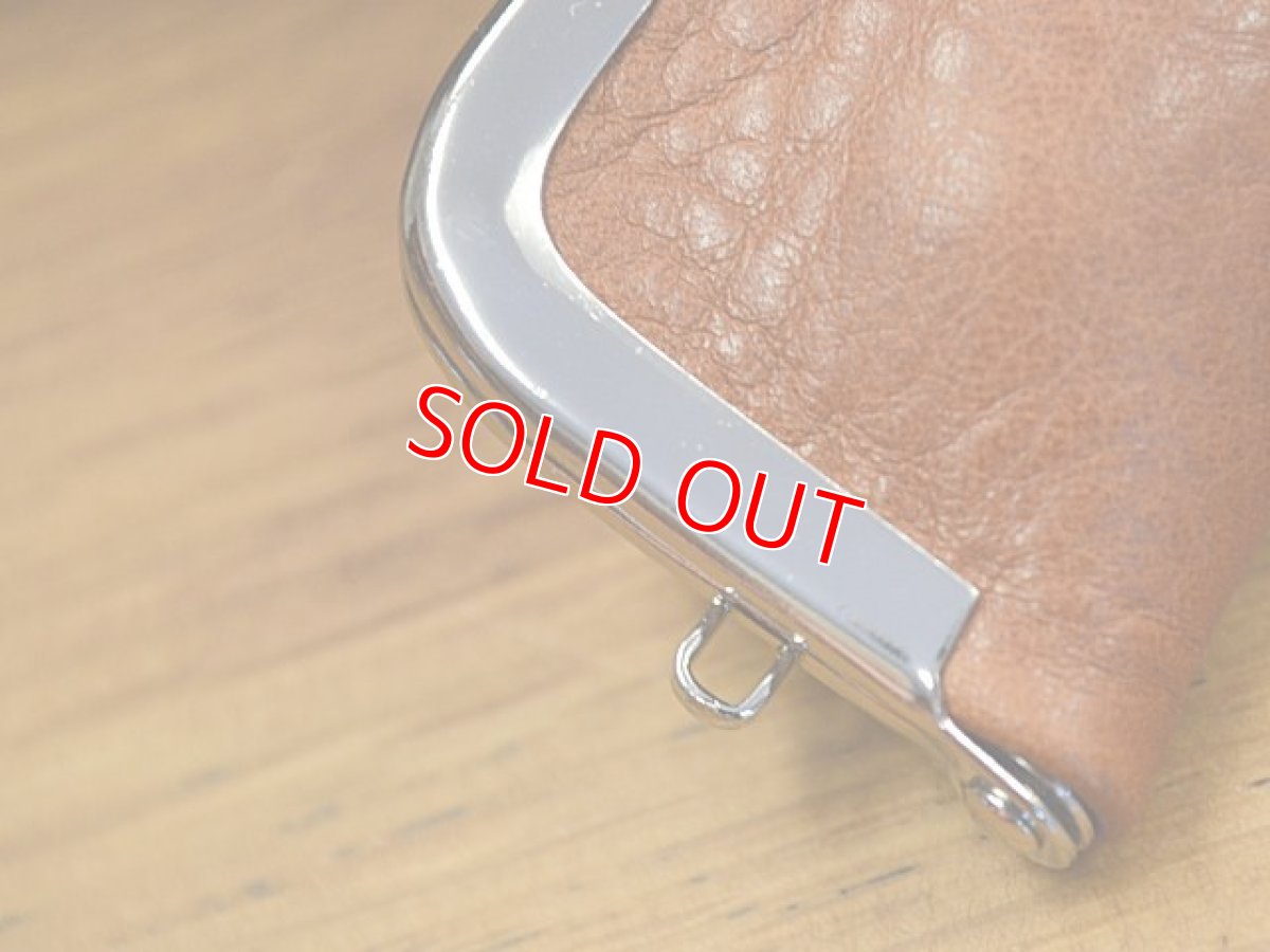 画像4: 保管や持ち運びに！シュリンクレザーがま口印鑑ケース (4)