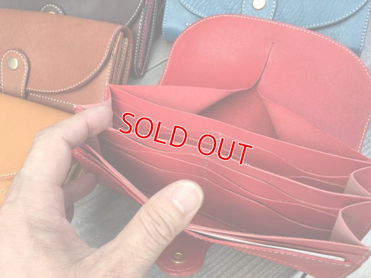 画像6: 職人手作りギャルソンタイプ長財布！ストレスなく使える大容量のお財布！女性に人気のお財布です (6)