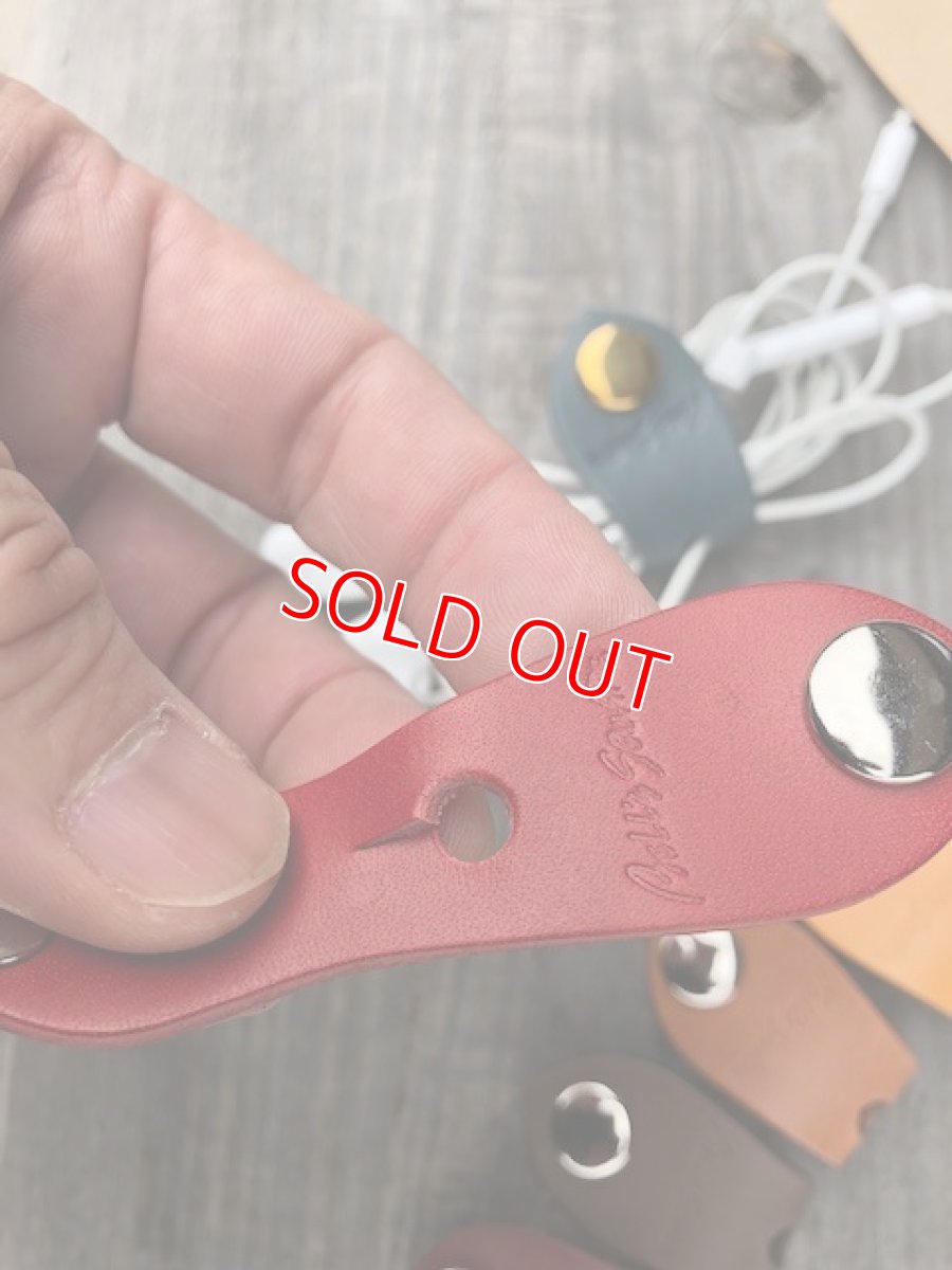 画像4: ★コードクリップ★絡まるコードもすっきり♪本革コードクリップ (4)