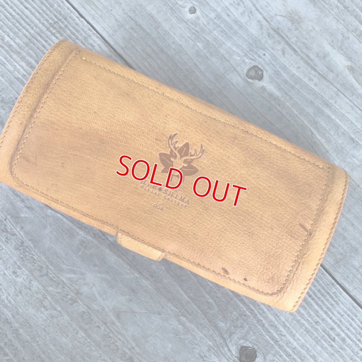 画像4: 【広島ジビエレザー】柔らかい鹿革★大容量ギャルソンタイプ長財布！小銭が取り出しやすい！ (4)