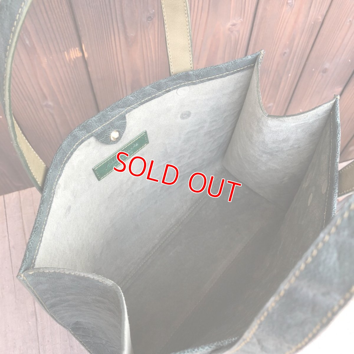 画像3: ☆限定販売☆象革トートバッグ　ブランドバッグに飽きた人に！象革を贅沢に使ったシンプルトートバッグ　 (3)