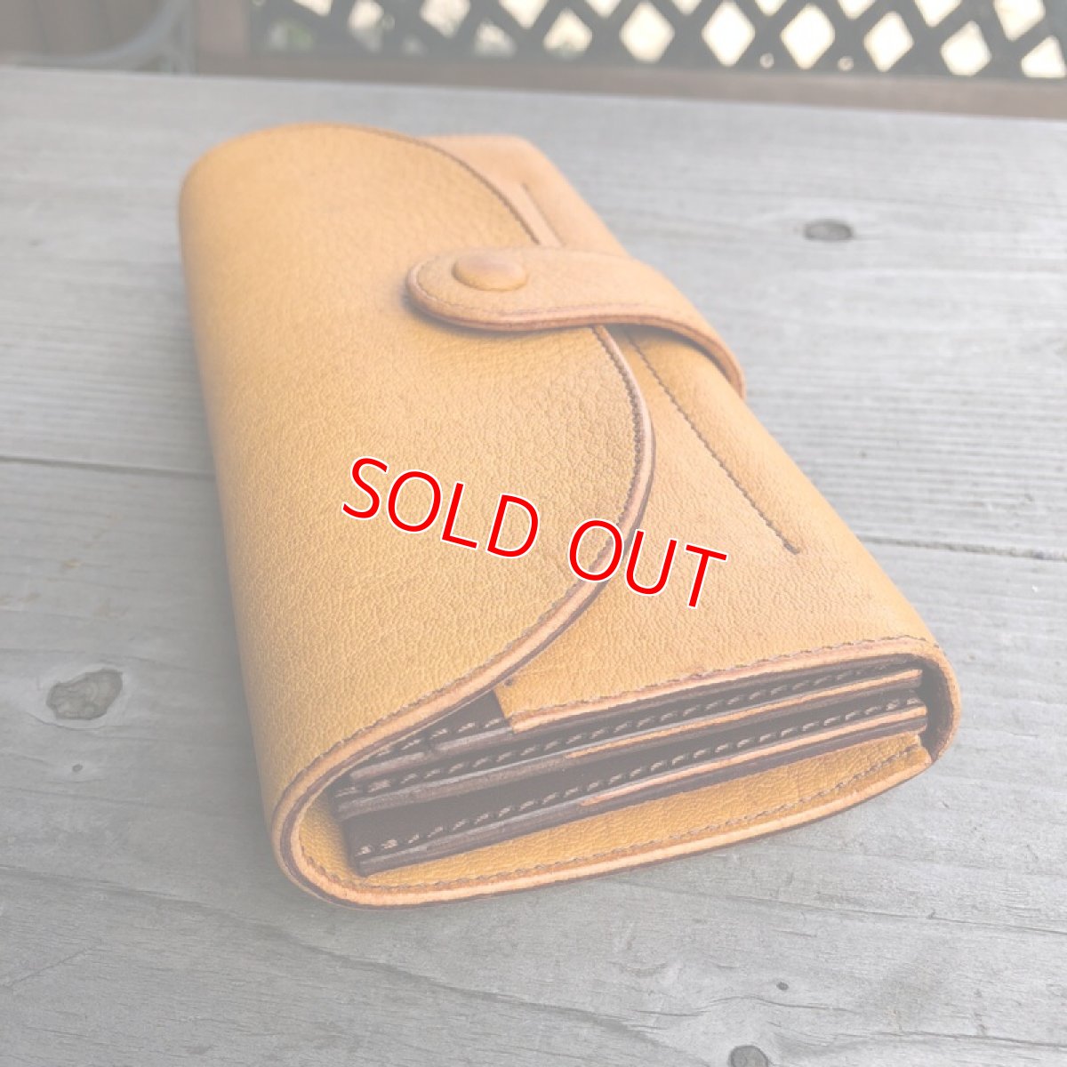 画像7: 【広島ジビエレザー】持つ人を幸せに♪柔らかい鹿革財布★ギャルソンタイプ長財布！ (7)