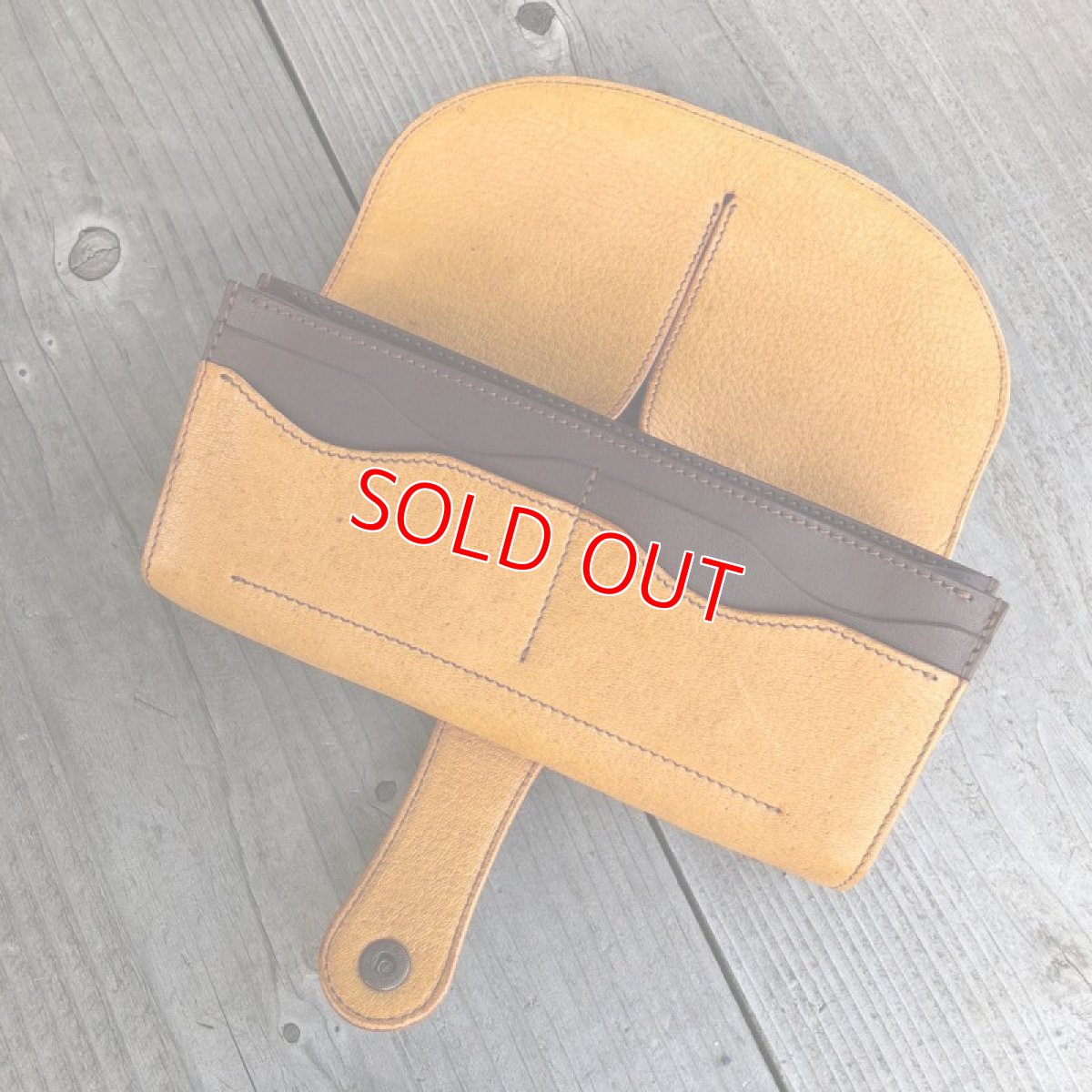 画像2: 【広島ジビエレザー】持つ人を幸せに♪柔らかい鹿革財布★ギャルソンタイプ長財布！ (2)