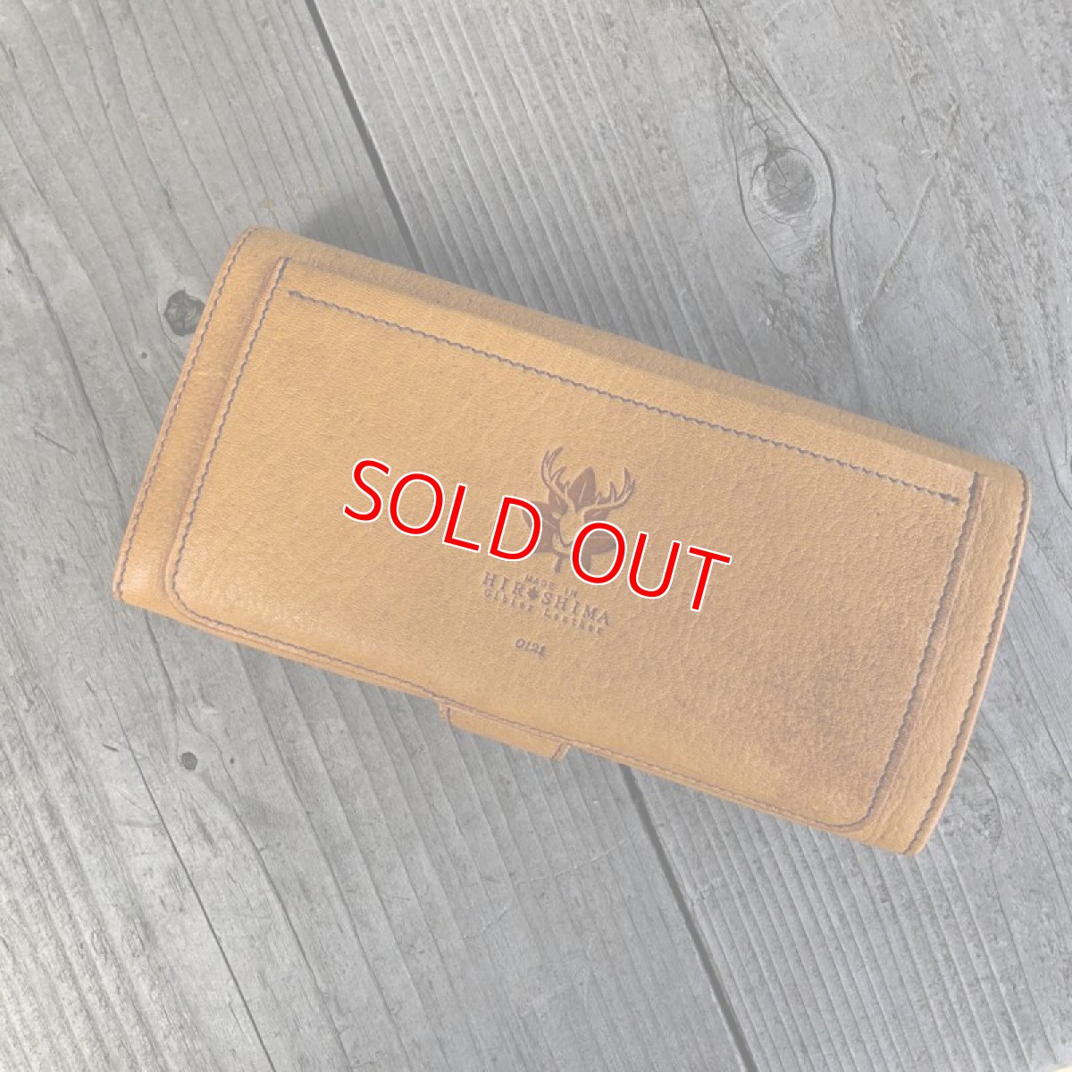 画像5: 【広島ジビエレザー】持つ人を幸せに♪柔らかい鹿革財布★ギャルソンタイプ長財布！ (5)