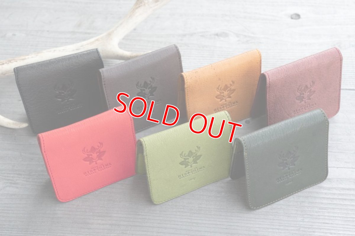 画像10: 【monoマガジン掲載商品】これ一つでお札、小銭、カードがすべて入る【オールジビエ革】ミニマム財布 (10)