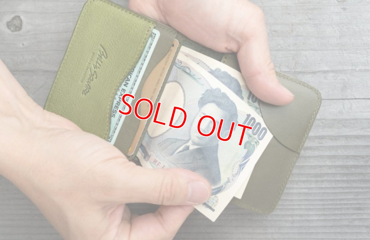 画像5: 【monoマガジン掲載商品】これ一つでお札、小銭、カードがすべて入る【オールジビエ革】ミニマム財布 (5)