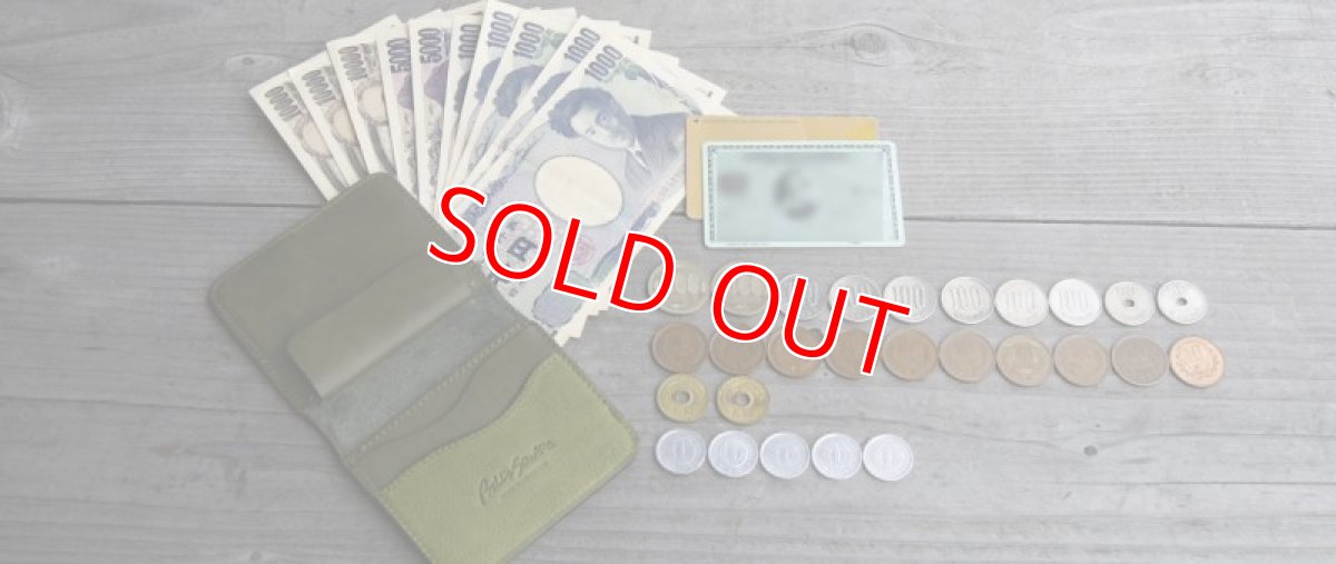 画像8: 【monoマガジン掲載商品】これ一つでお札、小銭、カードがすべて入る【オールジビエ革】ミニマム財布 (8)