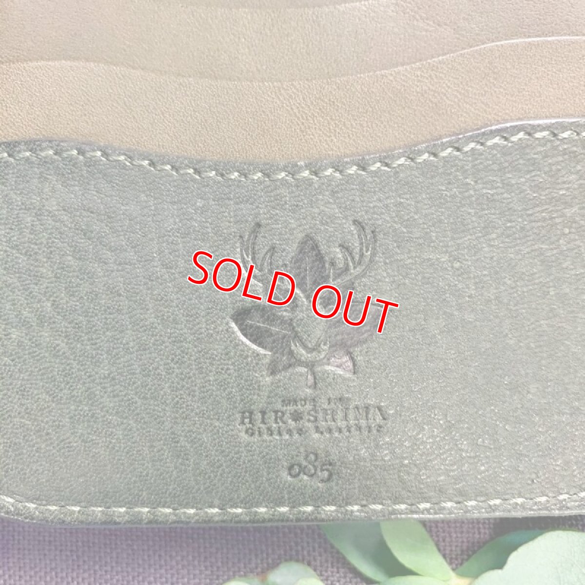 画像4: 【広島ジビエレザー】柔らかい鹿革★カード＆札入れ二つ折り財布！キャッシュレス時代にオススメ (4)