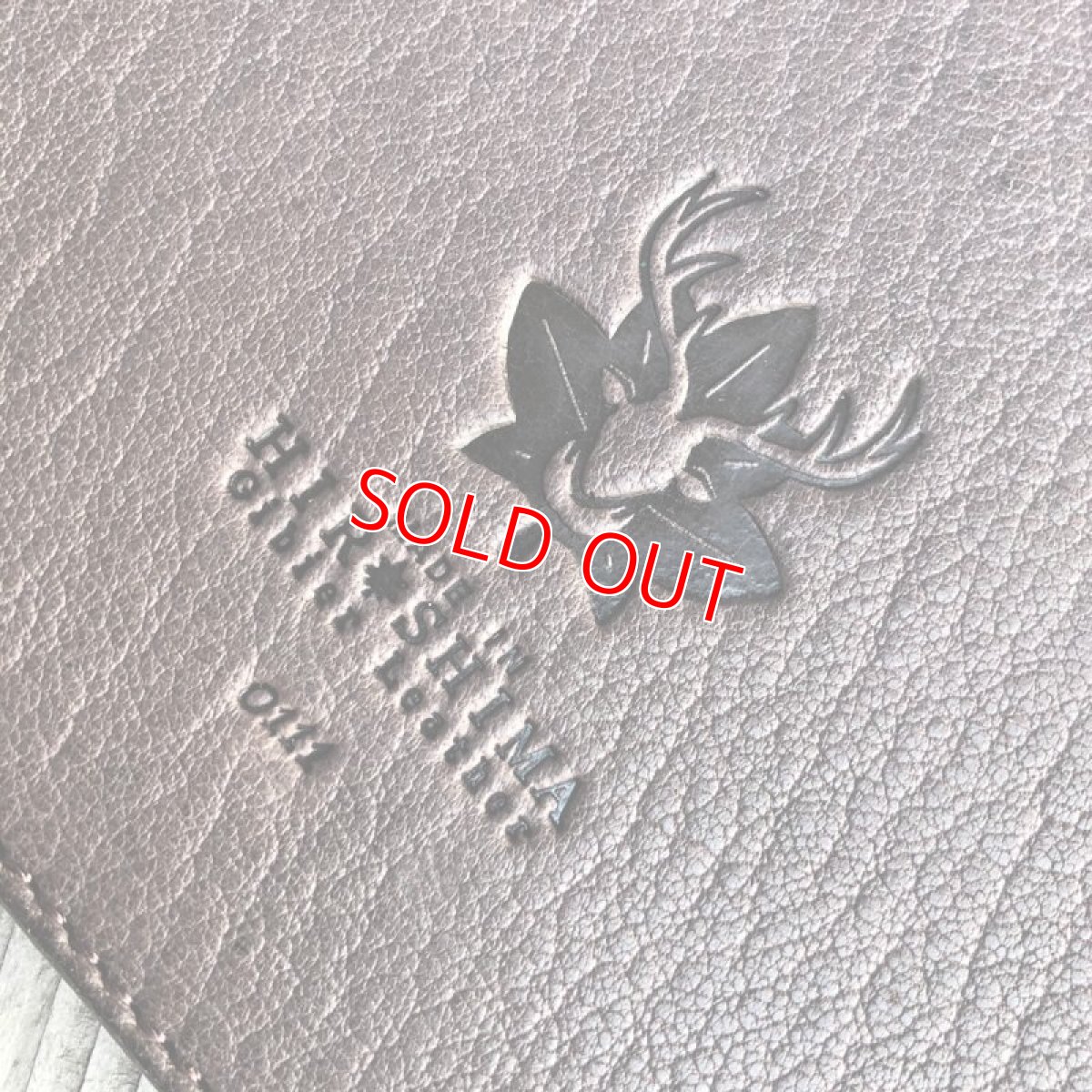 画像7: 【広島ジビエレザー】するっとした手触り♪鹿革＆牛革スタンダード長財布　限定1点　ダークブラウン (7)