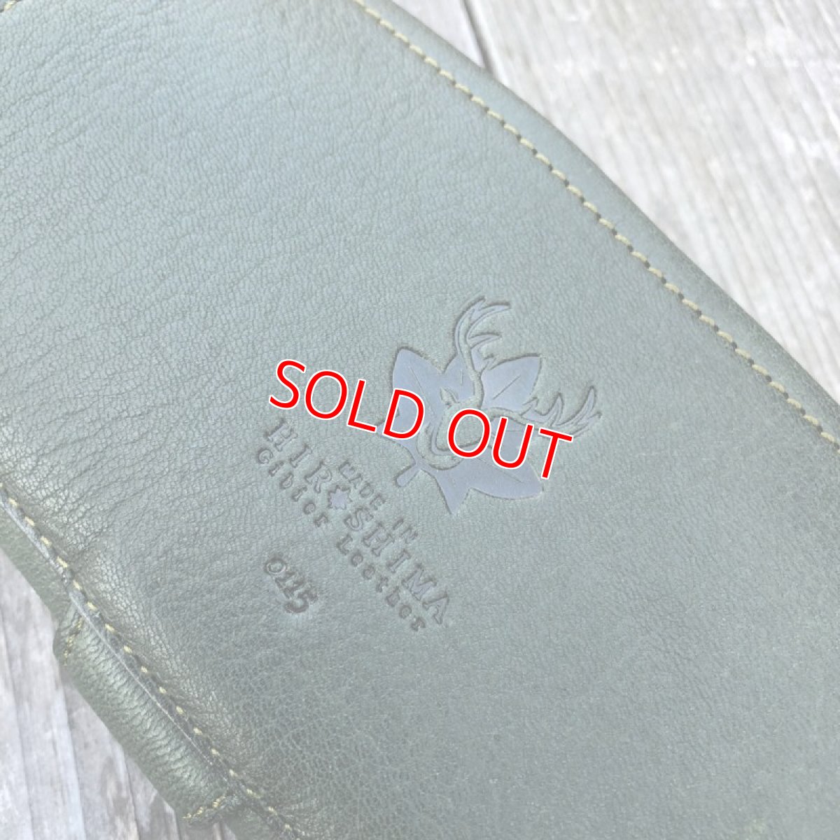 画像7: 【広島ジビエレザー】手に取ると幸せになる鹿革★ギャルソンタイプ長財布！小銭が取り出しやすい！ (7)