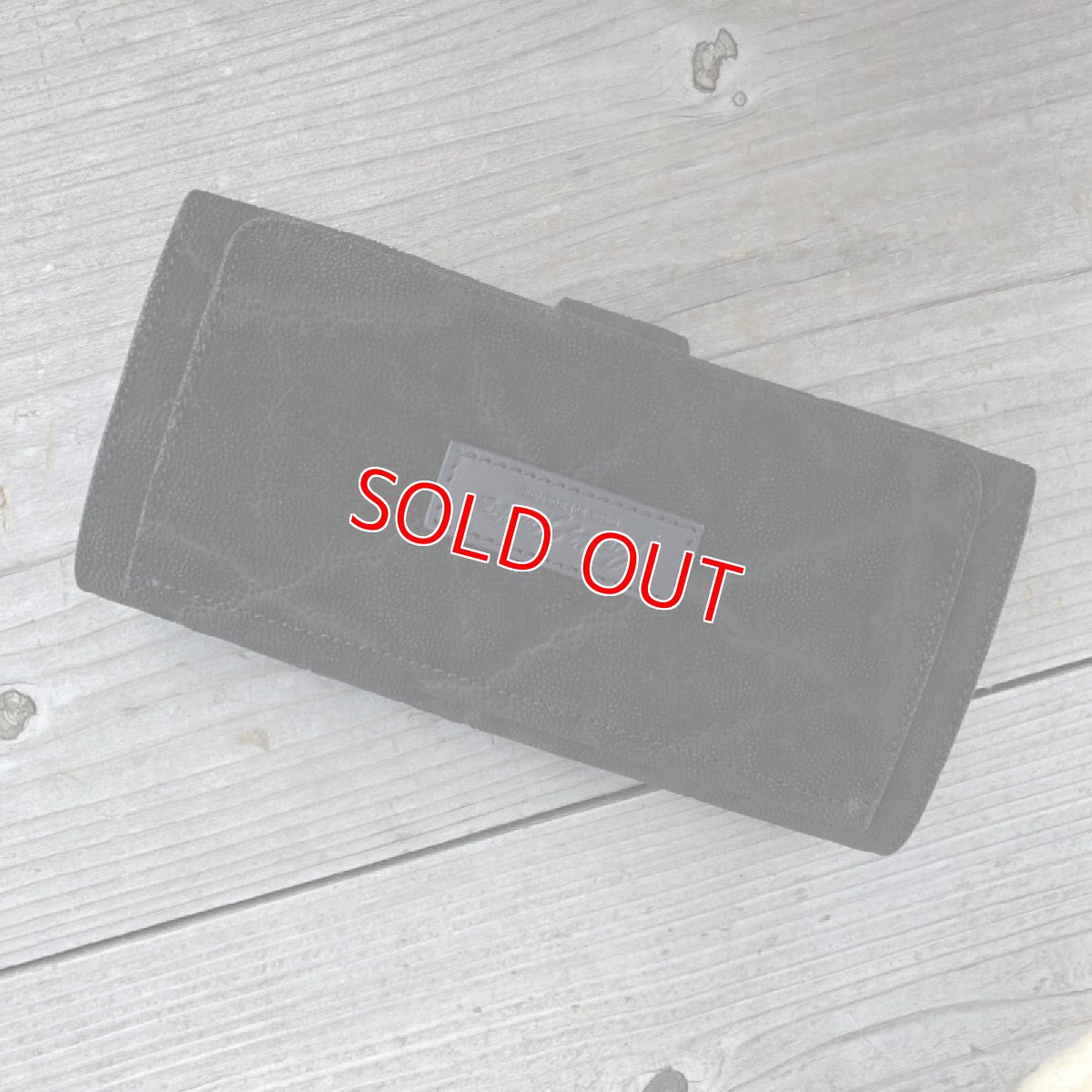 画像2: アウトレット！☆限定販売☆職人が作るお財布！初登場象革ギャルソン長財布　　写真の1点をお届けします (2)