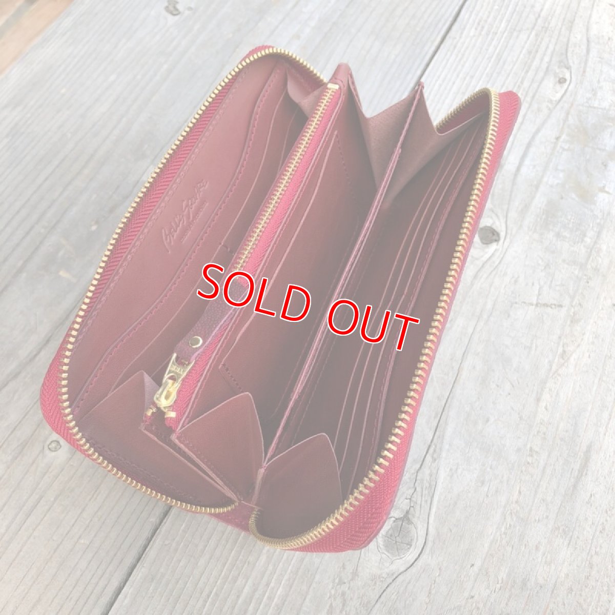 画像8: ☆象革アウトレット☆職人が作る財布！希少象革＆牛革ラウンドファスナー長財布　　写真の1点をお届けします (8)