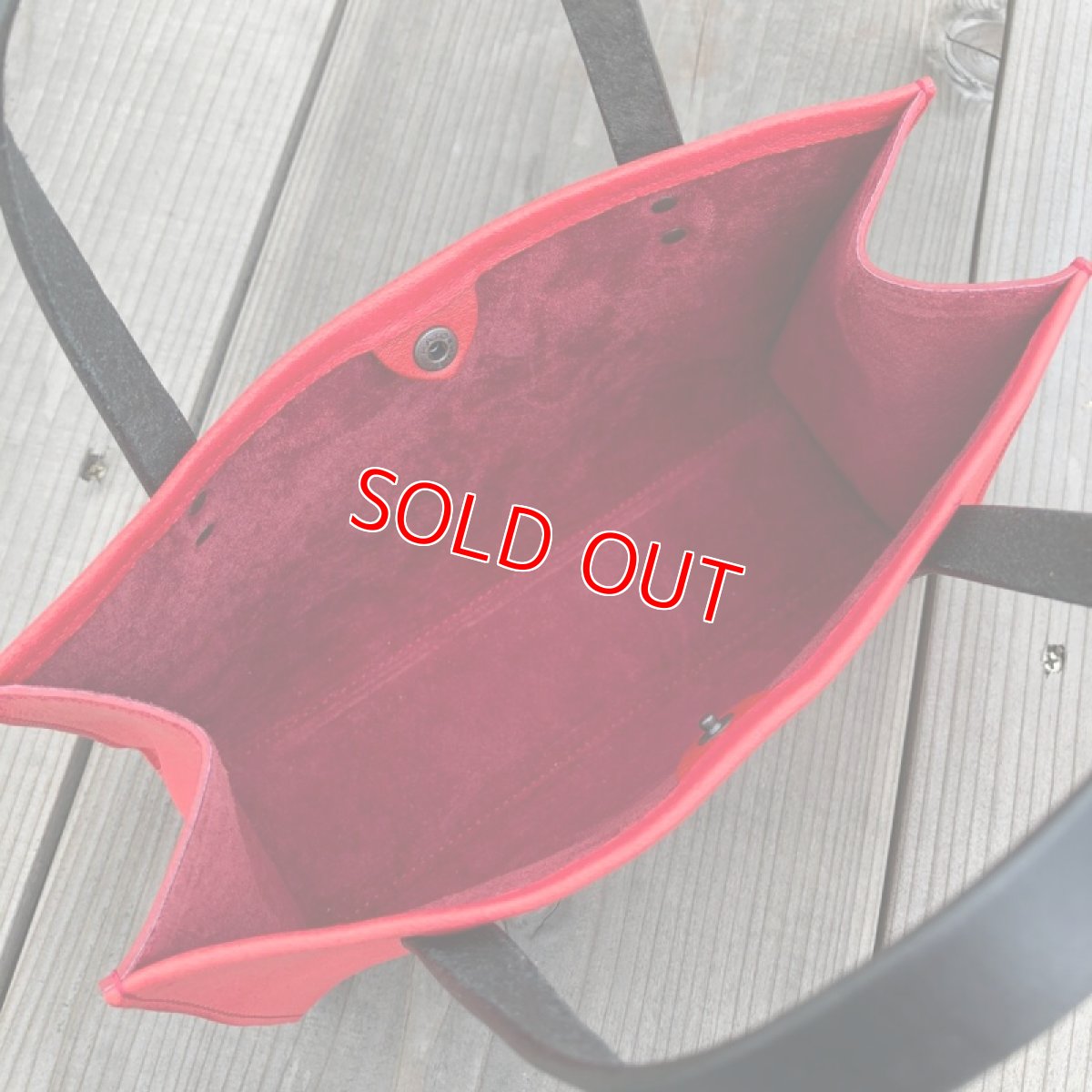 画像8: ★ジビエ鹿革★ミニトートバッグ　財布とスマホとキーケース　ちょっとお出かけにぴったり　 (8)