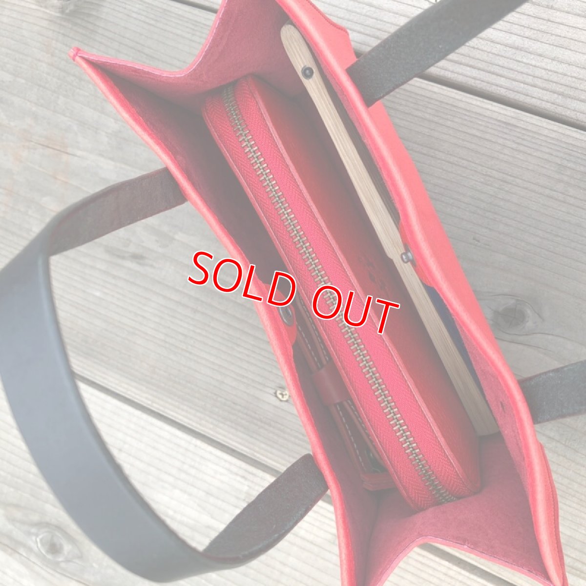 画像5: ★ジビエ鹿革★ミニトートバッグ　財布とスマホとキーケース　ちょっとお出かけにぴったり　 (5)