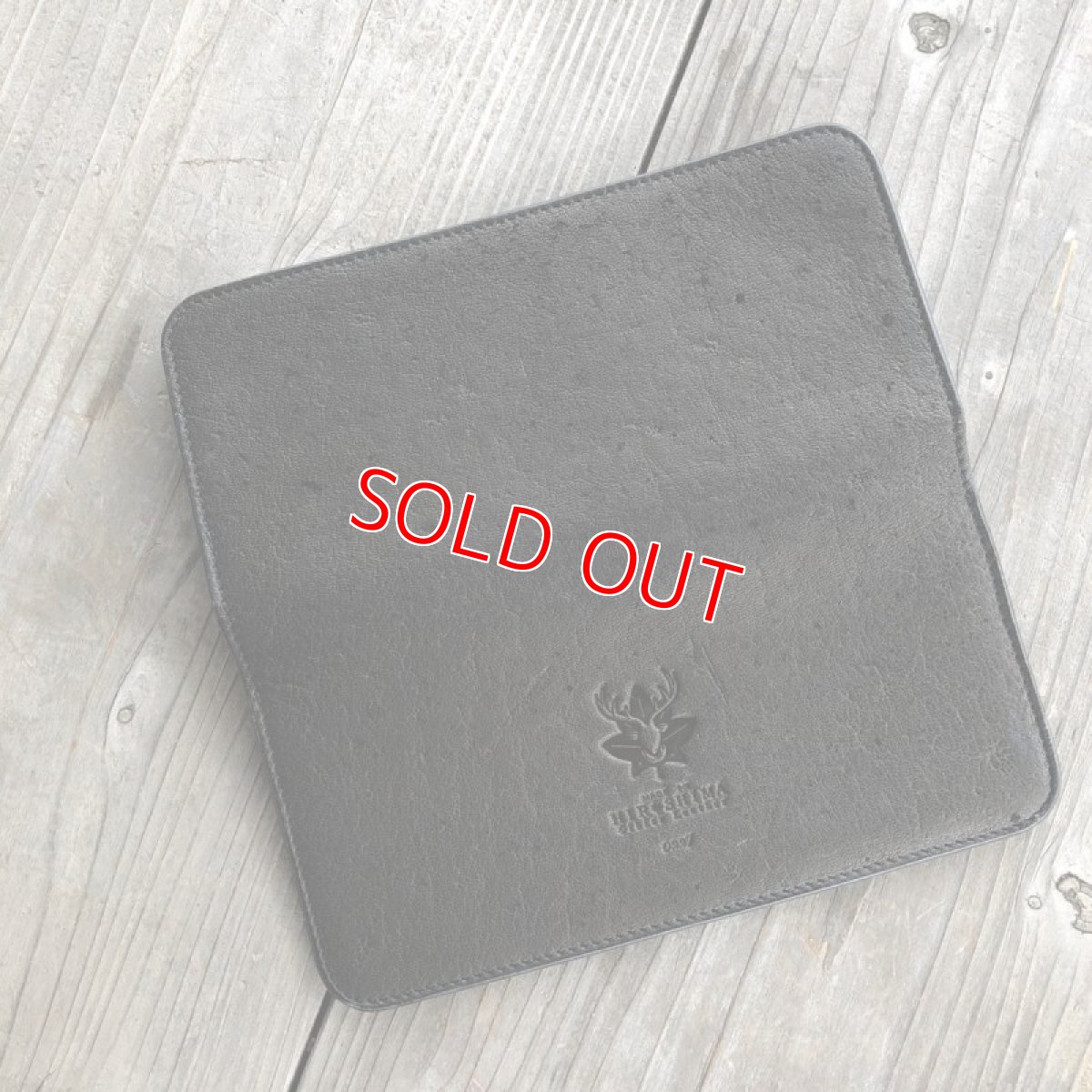 画像3: 【広島ジビエレザー】ふわふわさらさら気持ち良いさわり心地?鹿革＆牛革スタンダード長財布　限定1点　ブラック (3)