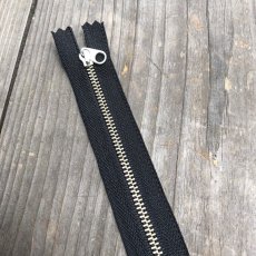 画像9: 【特注品】鹿革＆牛革ラウンドファスナー長財布　ブラック (9)