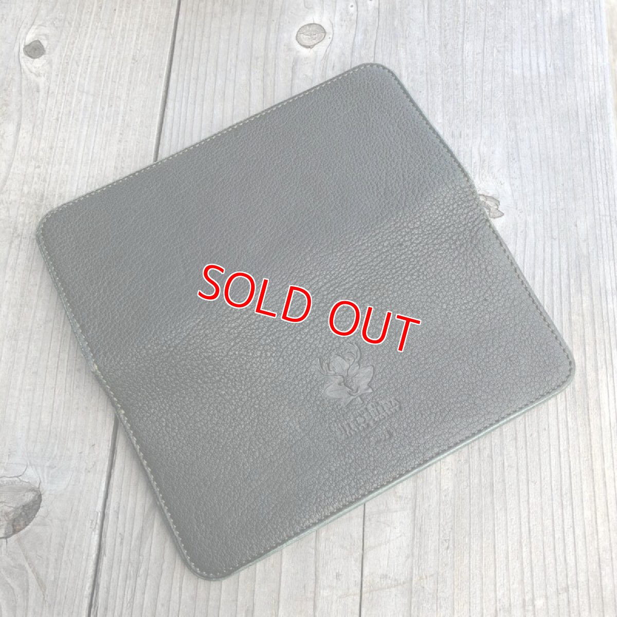 画像7: 【広島ジビエレザー】ふわふわさらさら気持ち良いさわり心地?鹿革＆牛革スタンダード長財布　限定1点　ダークグリーン (7)