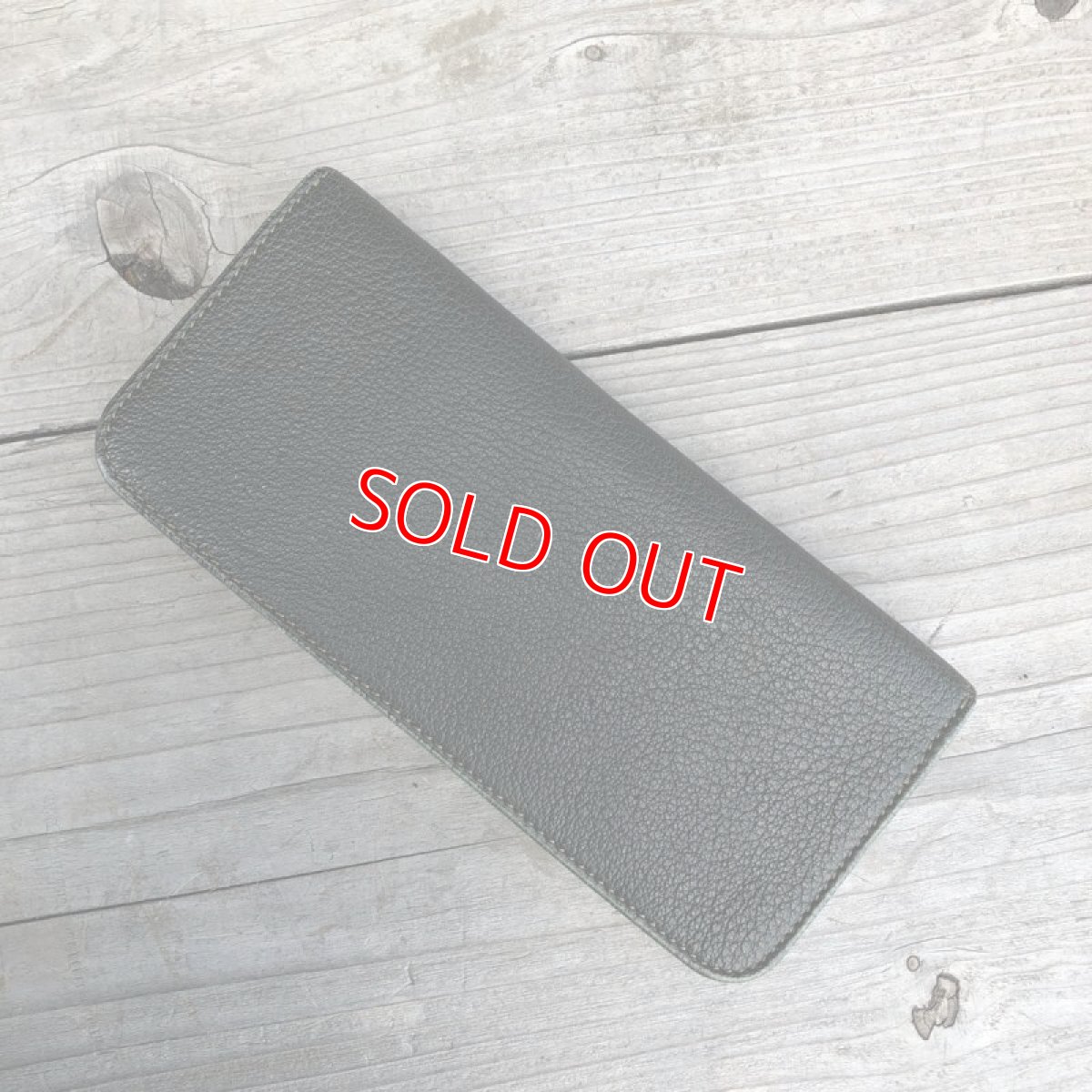 画像6: 【広島ジビエレザー】ふわふわさらさら気持ち良いさわり心地?鹿革＆牛革スタンダード長財布　限定1点　ダークグリーン (6)