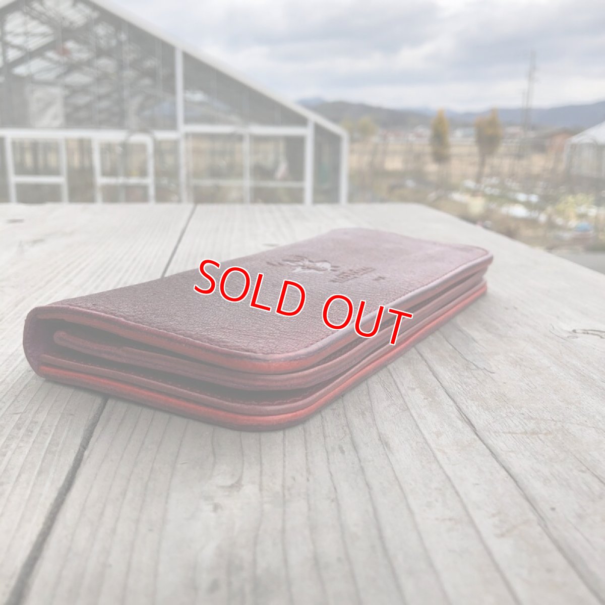 画像5: 【広島ジビエレザー】しっとり柔らかな気持ち良いさわり心地?鹿革＆牛革スタンダード長財布　限定1点　ワインレッド (5)