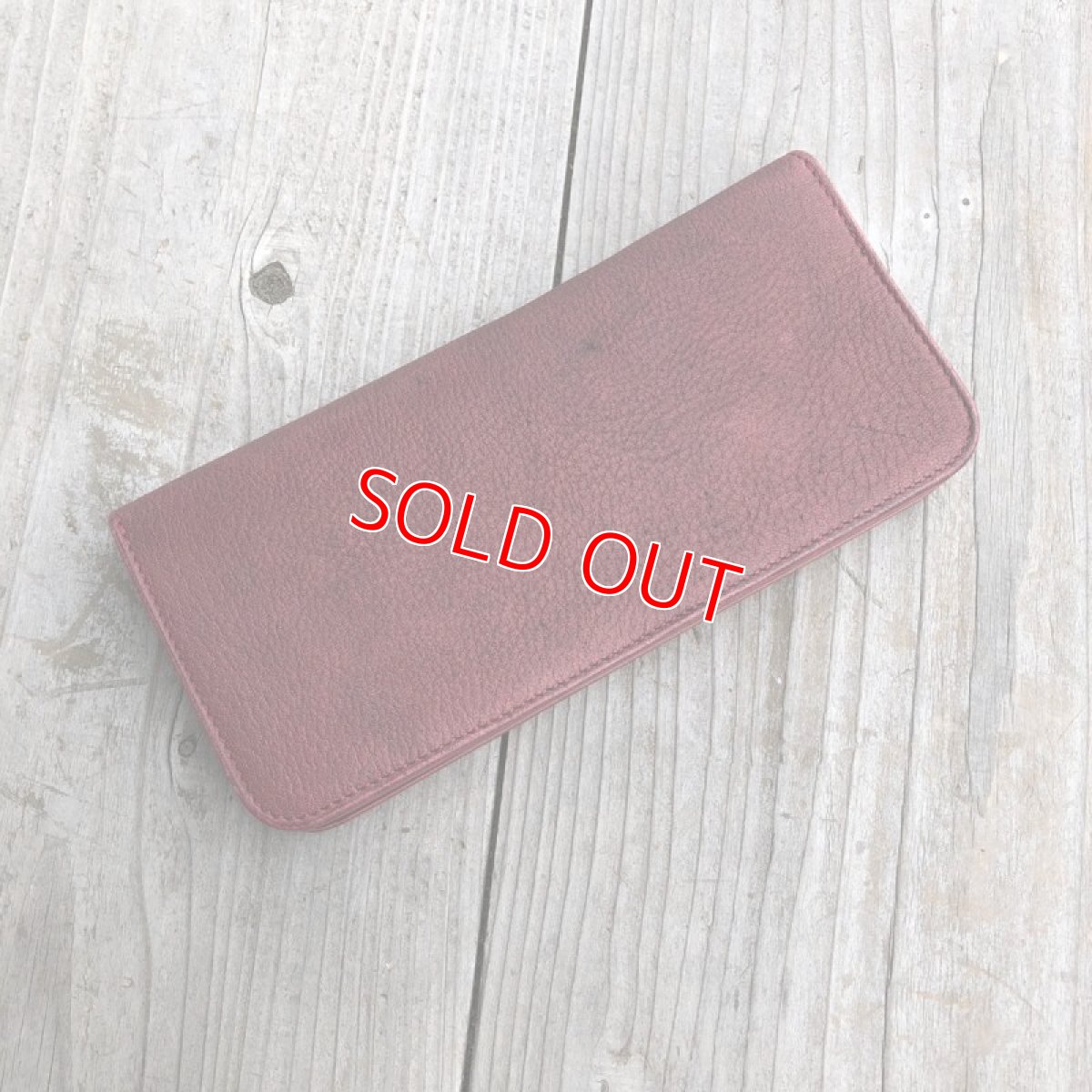 画像3: 【広島ジビエレザー】しっとり柔らかな気持ち良いさわり心地?鹿革＆牛革スタンダード長財布　限定1点　ワインレッド (3)