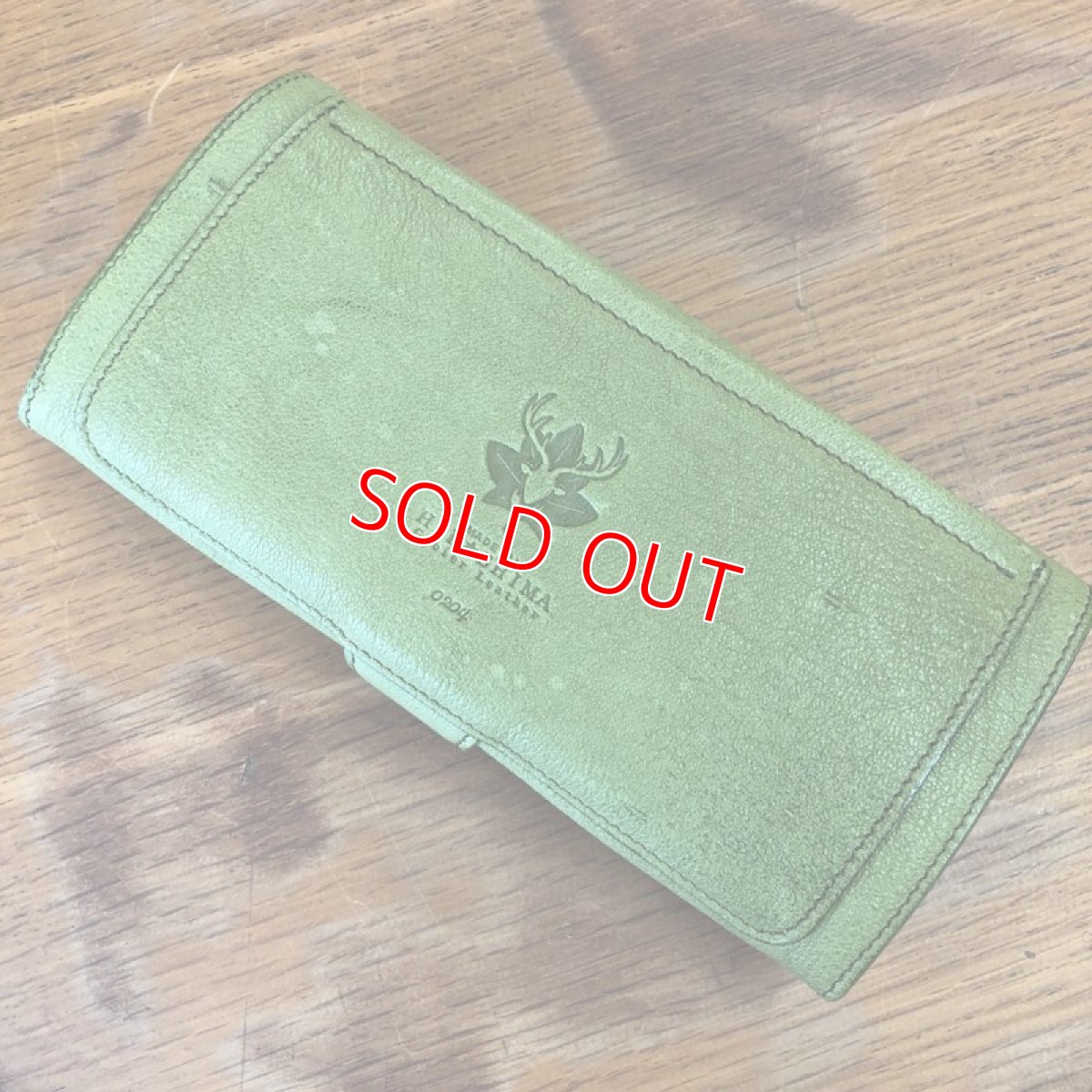 画像6: 【広島ジビエレザー】自然界からの贈り物♪柔らかい鹿革財布★ギャルソンタイプ長財布！ (6)