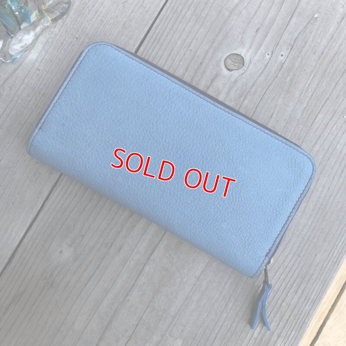 画像4: 【広島ジビエレザー】鹿革＆牛革ラウンドファスナー長財布　限定1点 (4)