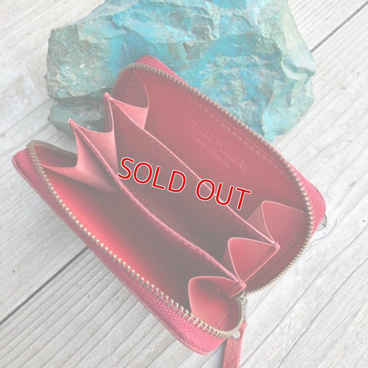 画像5: 【広島ジビエレザー】職人が作るオーダーメイドのお財布☆猪突猛進！猪革＆牛革ラウンドファスナーミニウォレット　カラーオーダー受付中 (5)