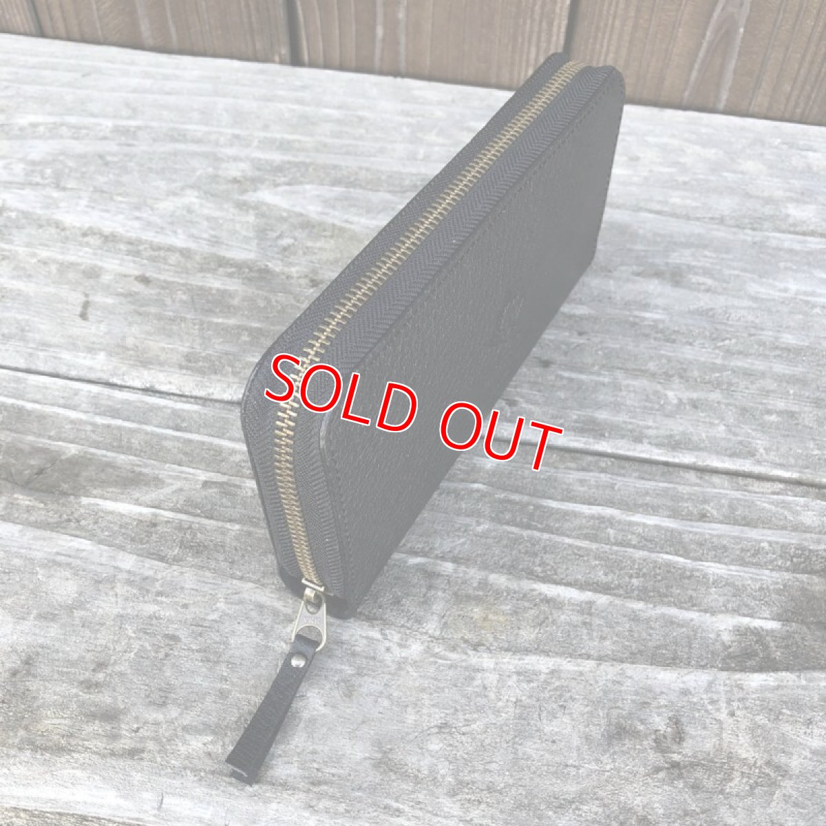 画像5: 【広島ジビエレザー】猪突猛進★猪革＆牛革ラウンド長財布　限定1点 (5)