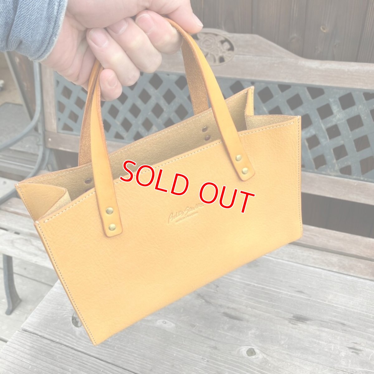 画像7: 【アウトレット】牛革ミニトートバッグ★財布とスマホとキーケースを入れてちょっとお出かけ★バッグインバッグにも (7)