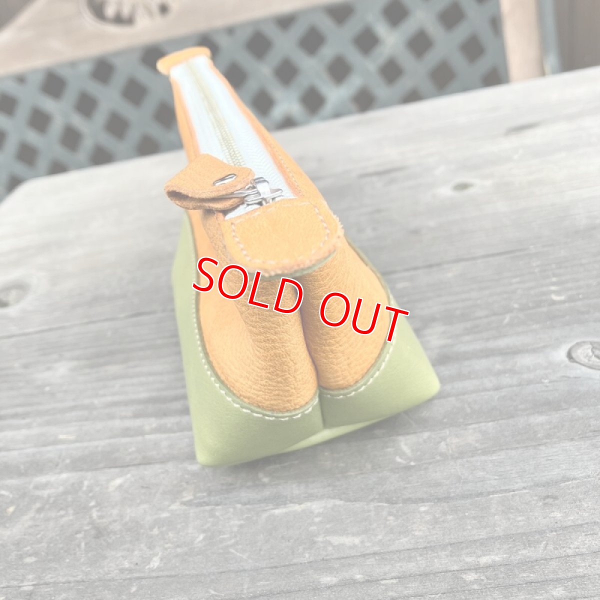 画像4: 【アウトレット】化粧ポーチや小物入れに!鹿革&牛革コンビミニポーチ (4)