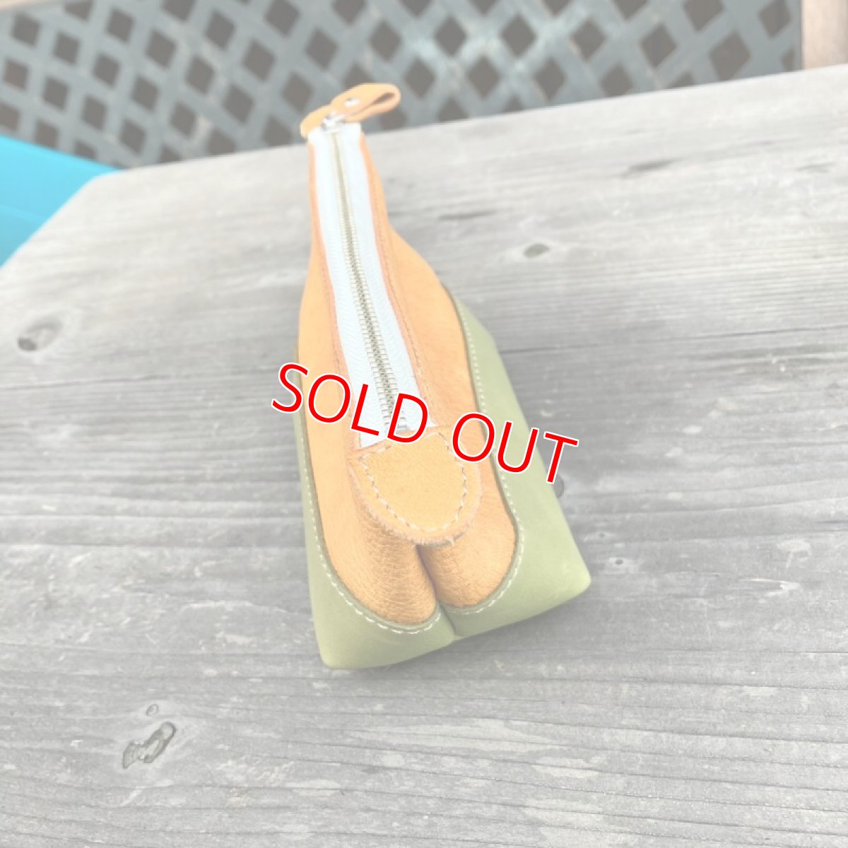 画像5: 【アウトレット】化粧ポーチや小物入れに!鹿革&牛革コンビミニポーチ (5)