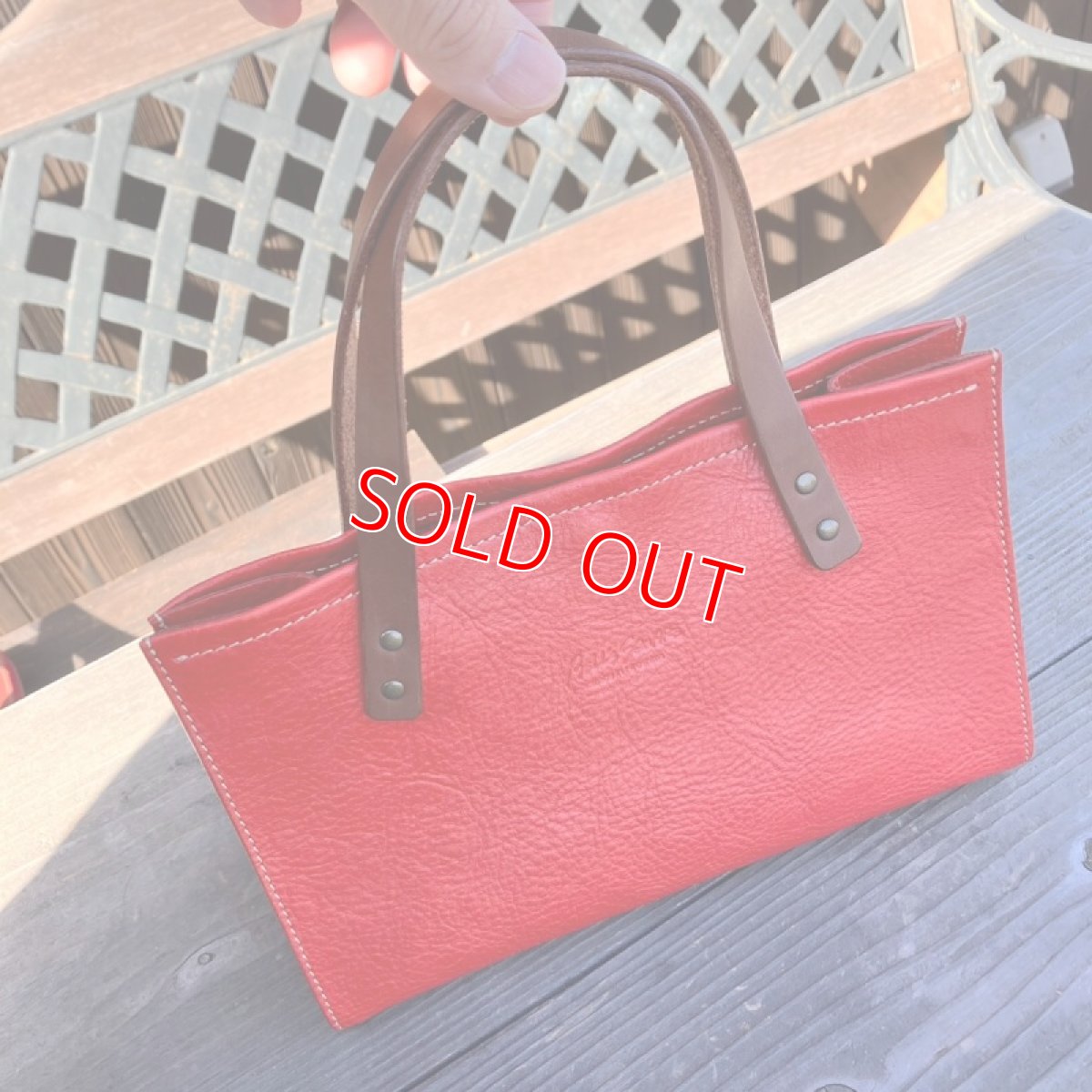 画像2: 【アウトレット】牛革ミニトートバッグ★財布とスマホとキーケースを入れてちょっとお出かけ★バッグインバッグにも (2)