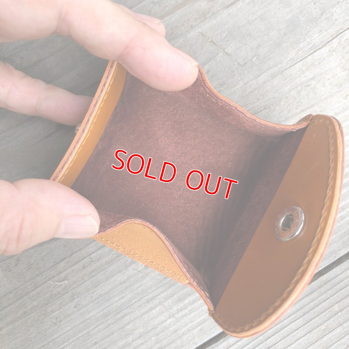 画像6: 【アウトレット】ふわふわ♪やわやわ?鹿革ボックスコインケース　キャメル (6)