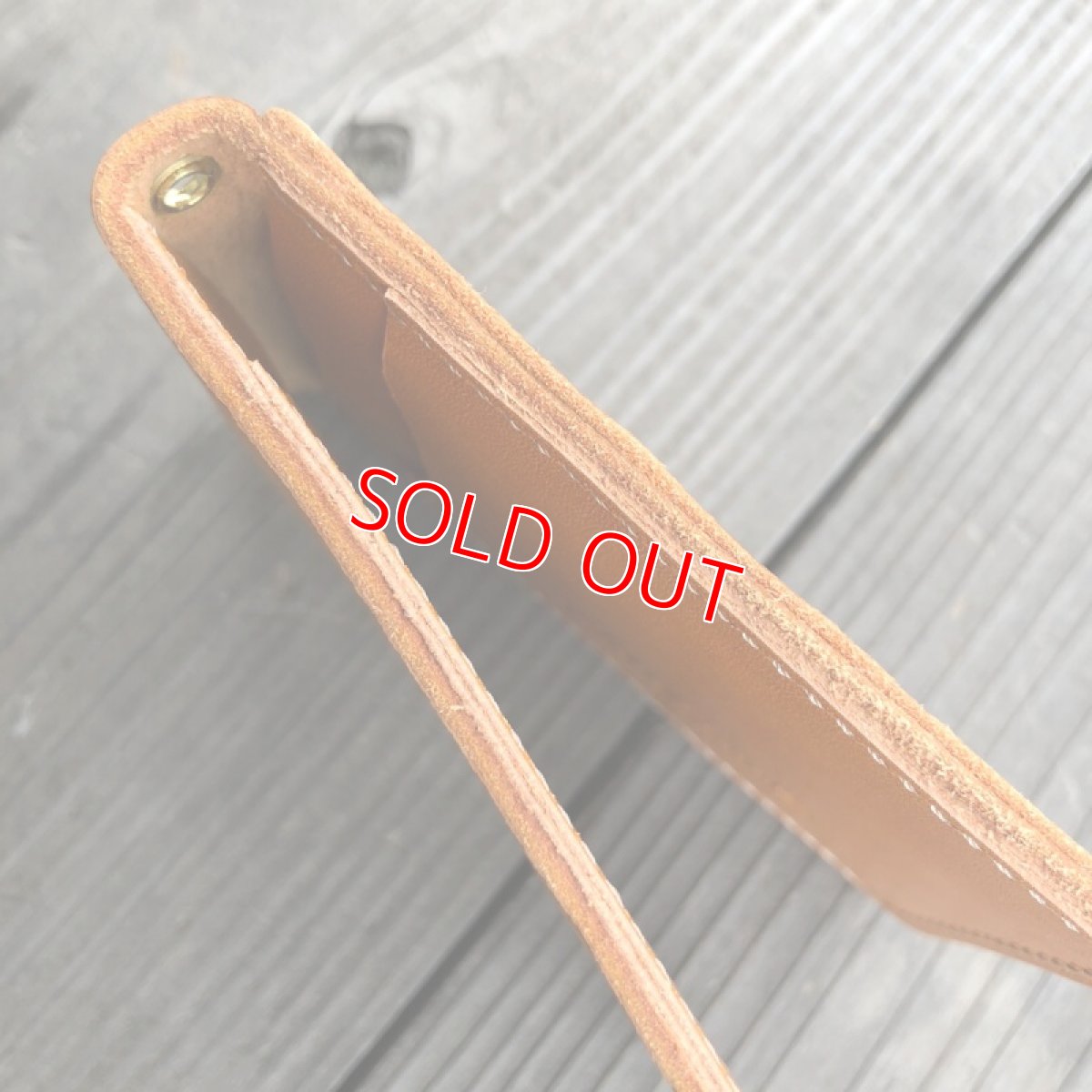 画像5: 【アウトレット】柔らかいジビエレザー鹿革★二つ折りマルチカードケース (5)