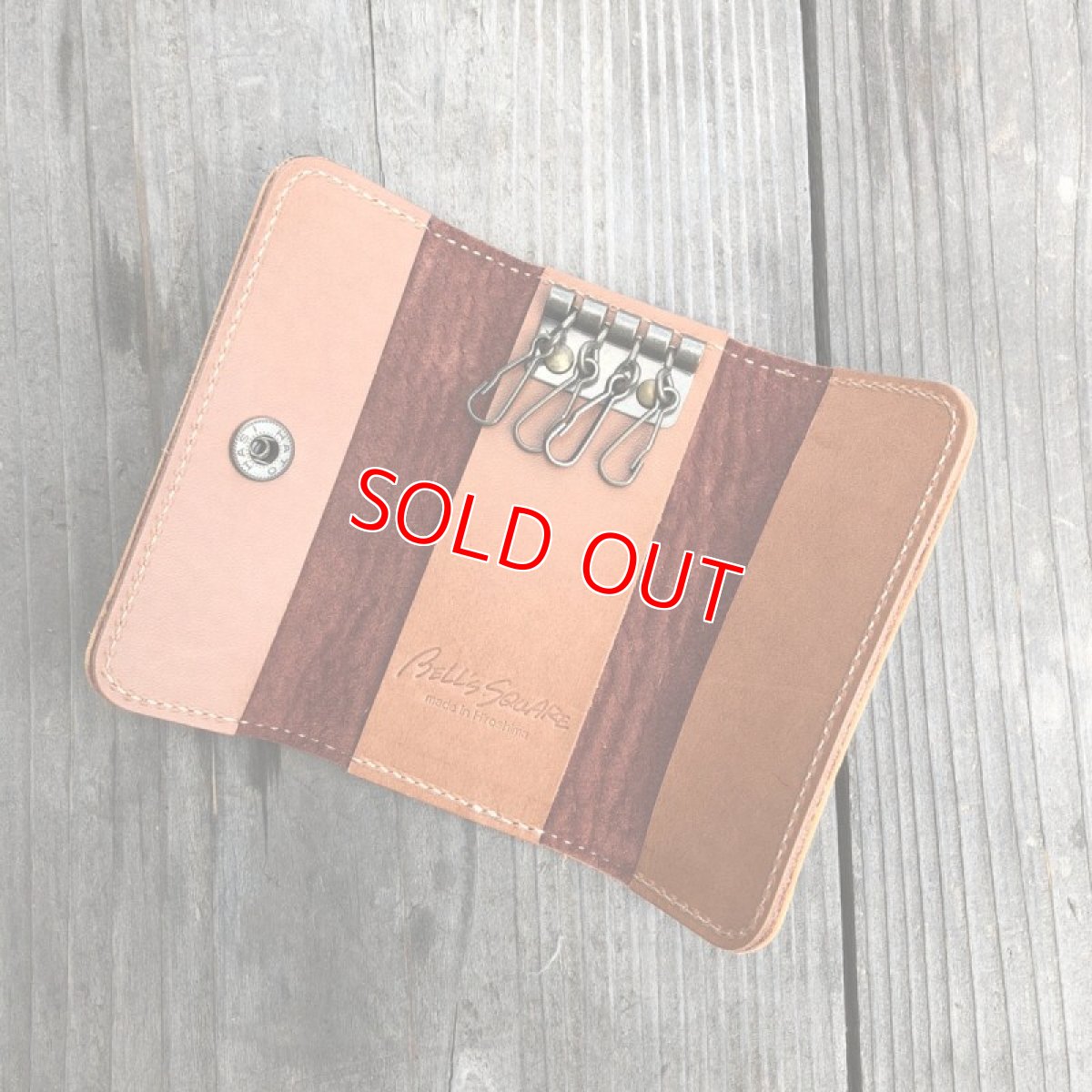 画像3: 【アウトレット】手触りが最高のジビエ鹿革キーケース★4連ミニサイズ (3)