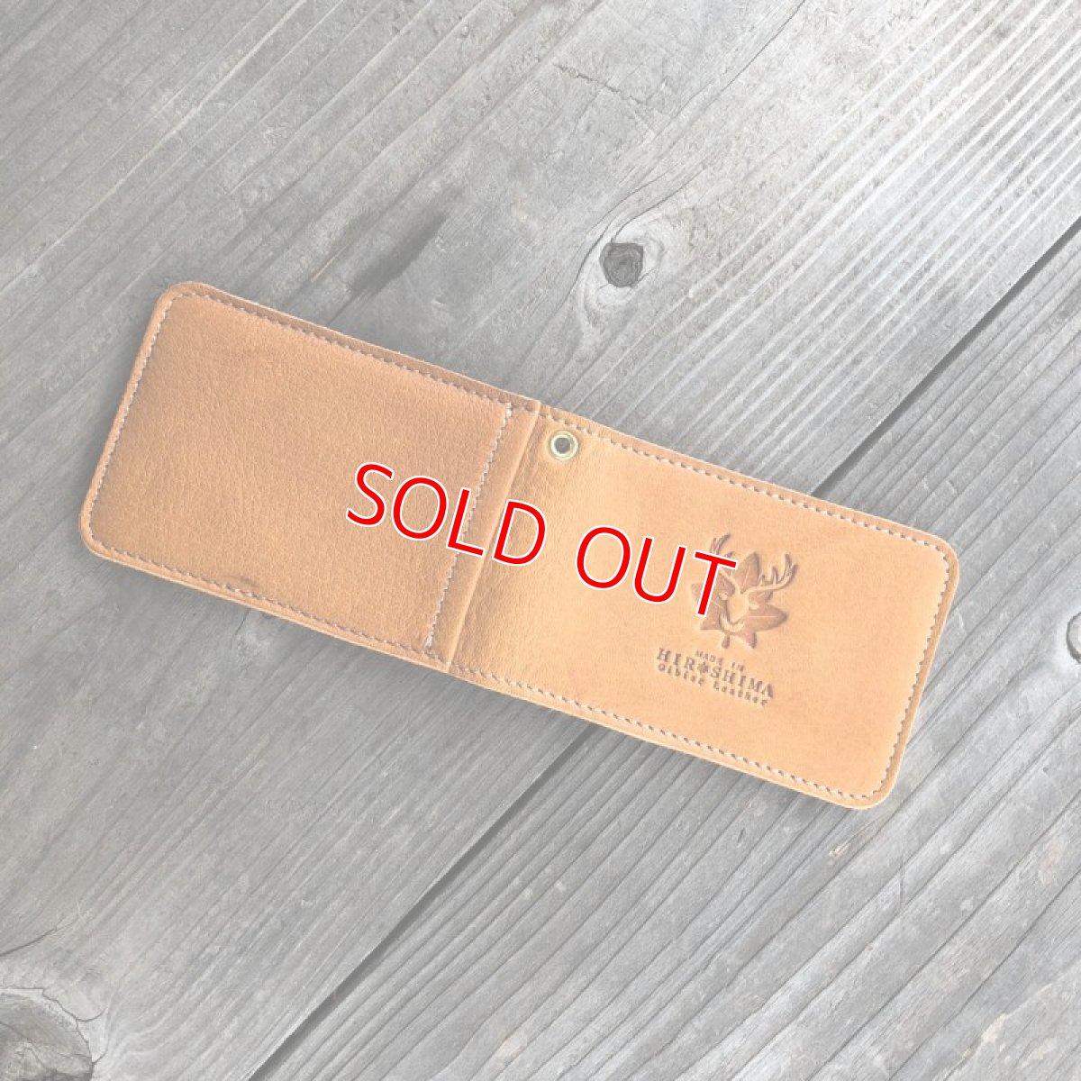 画像4: 【アウトレット】柔らかいジビエレザー鹿革★二つ折りマルチカードケース (4)