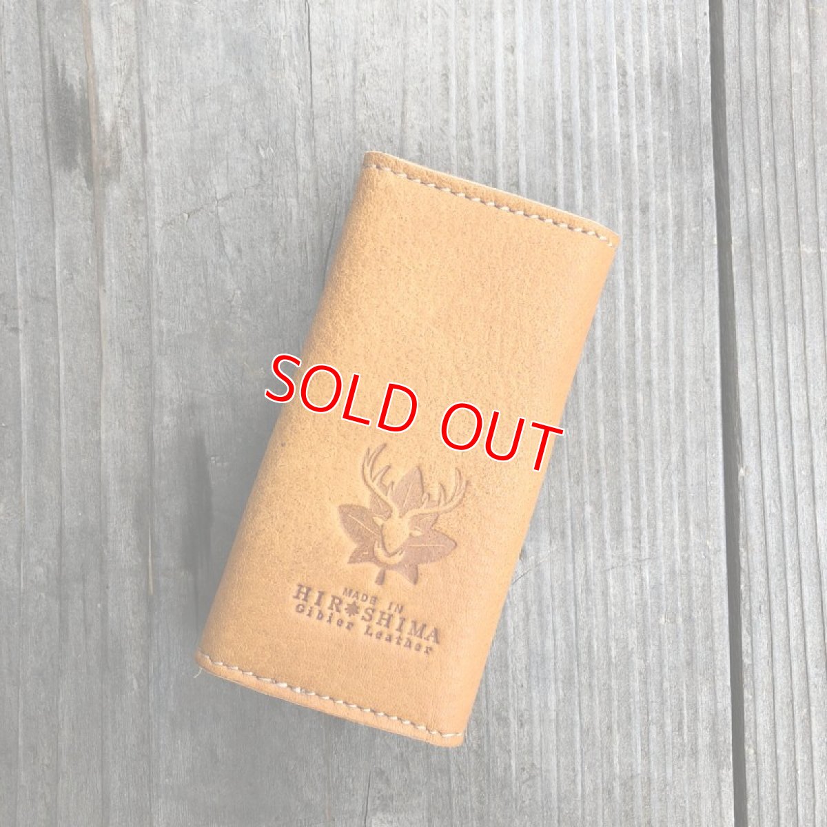 画像2: 【アウトレット】手触りが最高のジビエ鹿革キーケース★4連ミニサイズ (2)