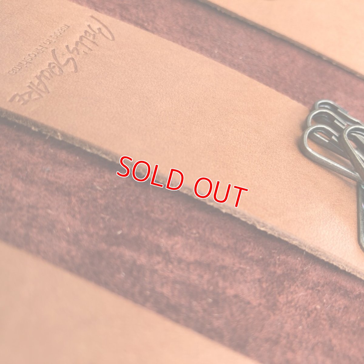 画像6: 【アウトレット】手触りが最高のジビエ鹿革キーケース★4連ミニサイズ (6)