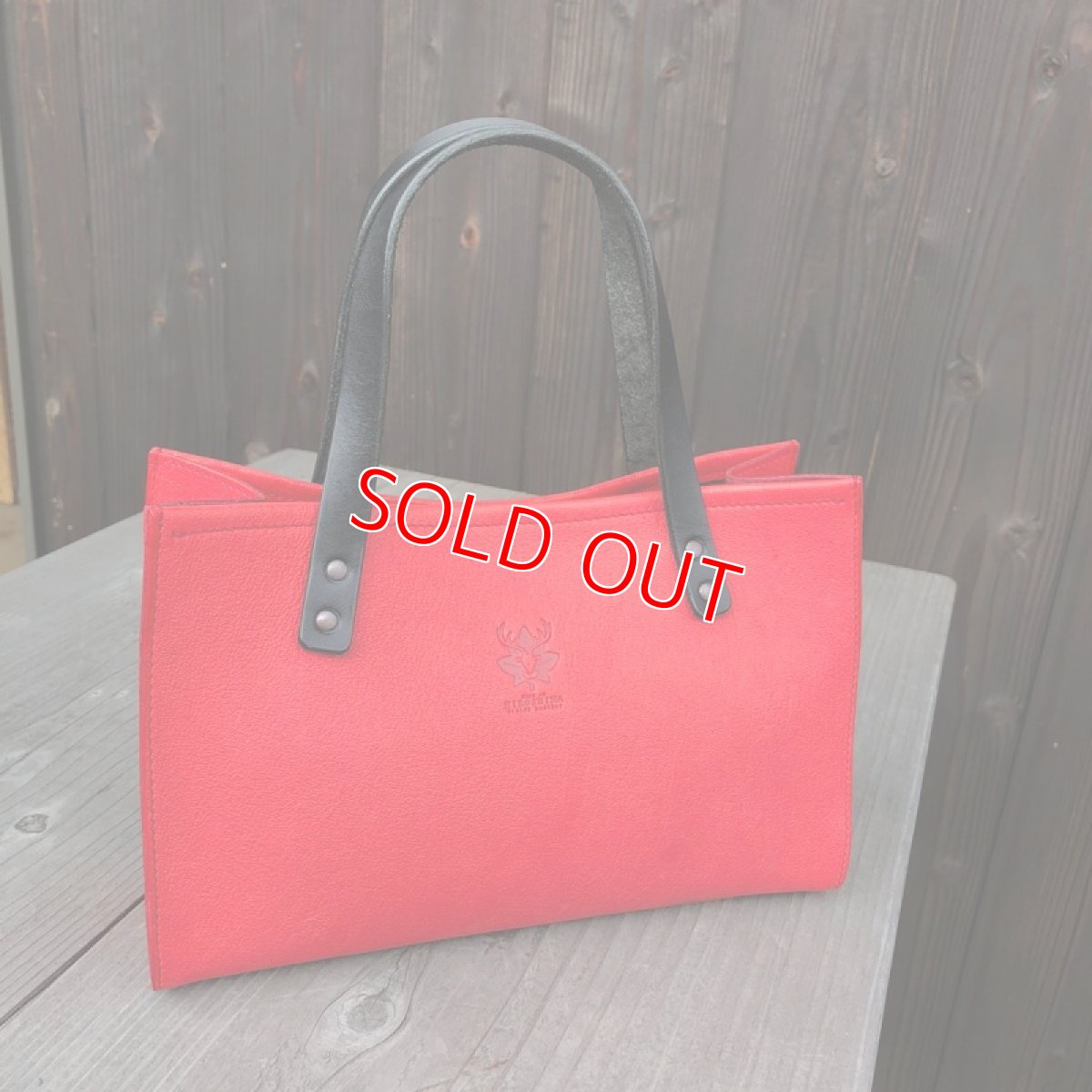 画像10: ★ジビエ鹿革★ミニトートバッグ　財布とスマホとキーケース　ちょっとお出かけにぴったり　 (10)