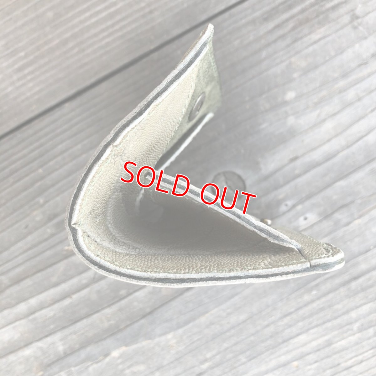 画像5: 【アウトレット】象革　本革コインケース　写真の現品1点販売です (5)