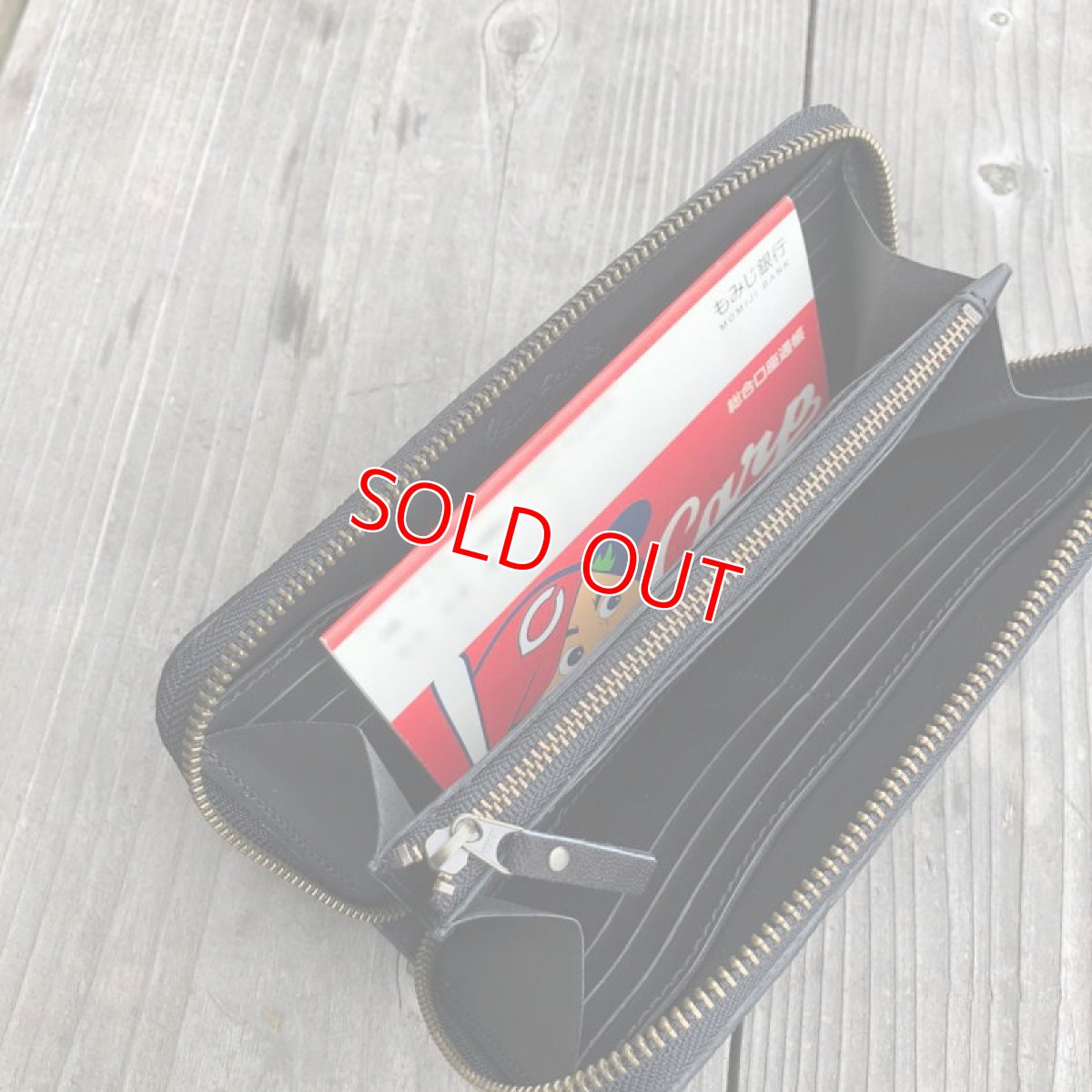 画像7: ☆限定販売☆職人が作る財布！希少象革＆牛革ラウンドファスナー長財布　　写真の1点をお届けします (7)