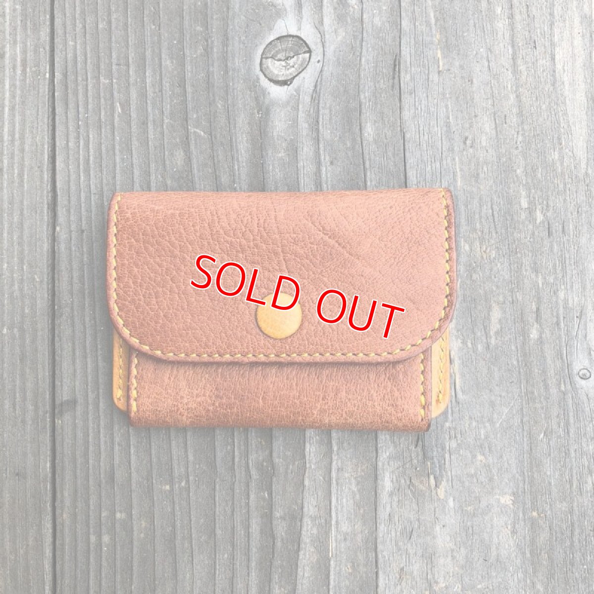 画像2: 【アウトレット】カードも！お札も！小銭も！鹿革コインケース　ブラウン (2)