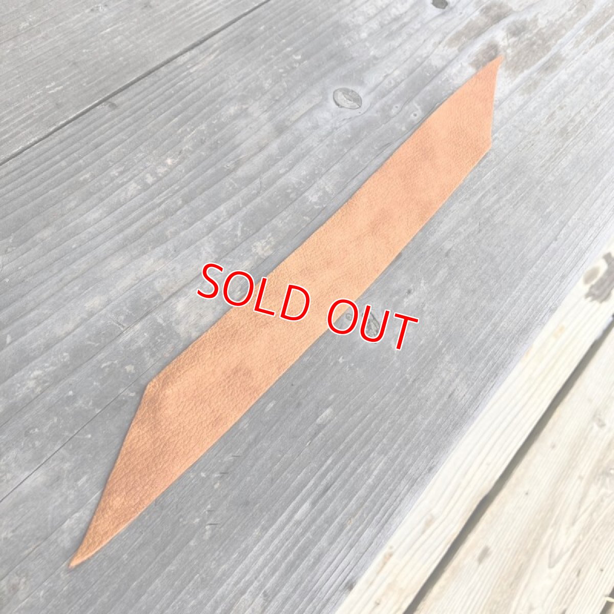 画像4: 【広島ジビエレザー鹿革】弓道★握り革用カットレザー (4)