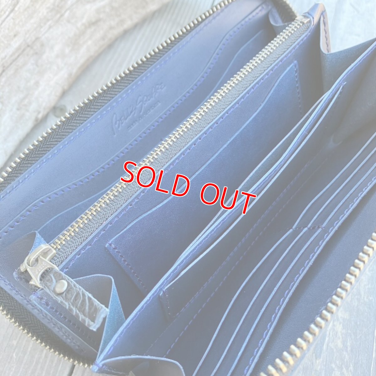 画像7: ☆限定１点☆職人が作る財布！クロコダイル＆牛革NEWタイプラウンドファスナー長財布　　写真の1点をお届けします (7)