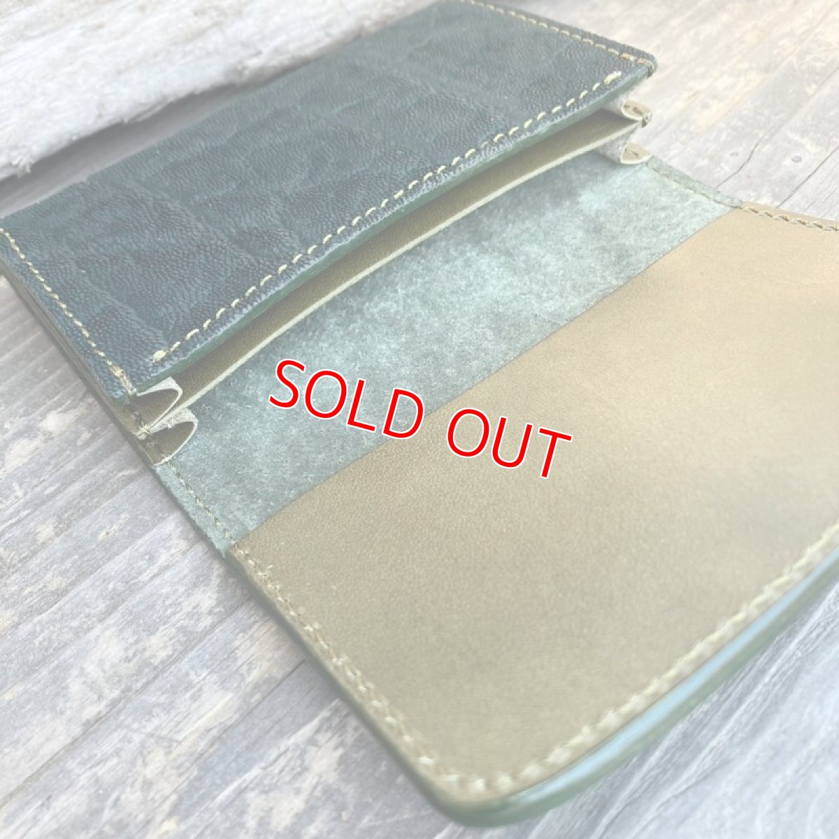 画像3: 【新色限定販売】どっしり構えた営業力！象革名刺入れ&カードケース★いただいた名刺を落とさない (3)