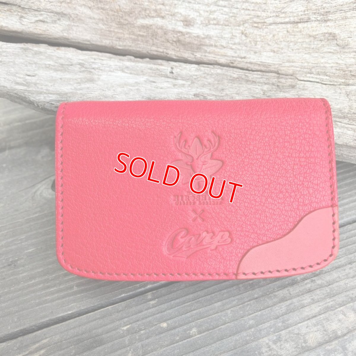 画像2: 【広島ジビエレザー×カープ】名刺入れ/カード入れ　初対面でも印象に残るカープ名刺入れ (2)