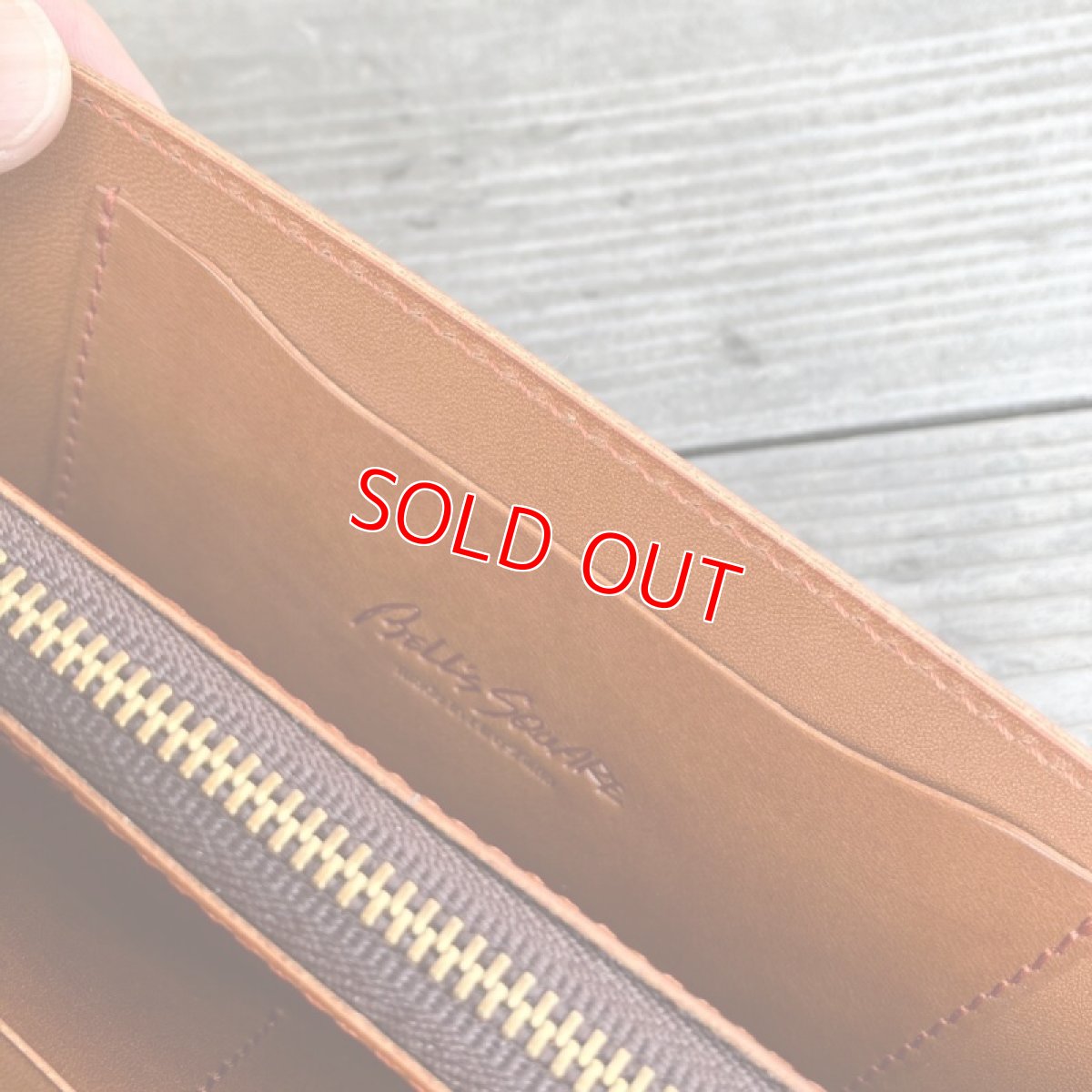 画像6: 【アウトレット】サンプル製作品　本革長財布　カード収納15ポケット (6)