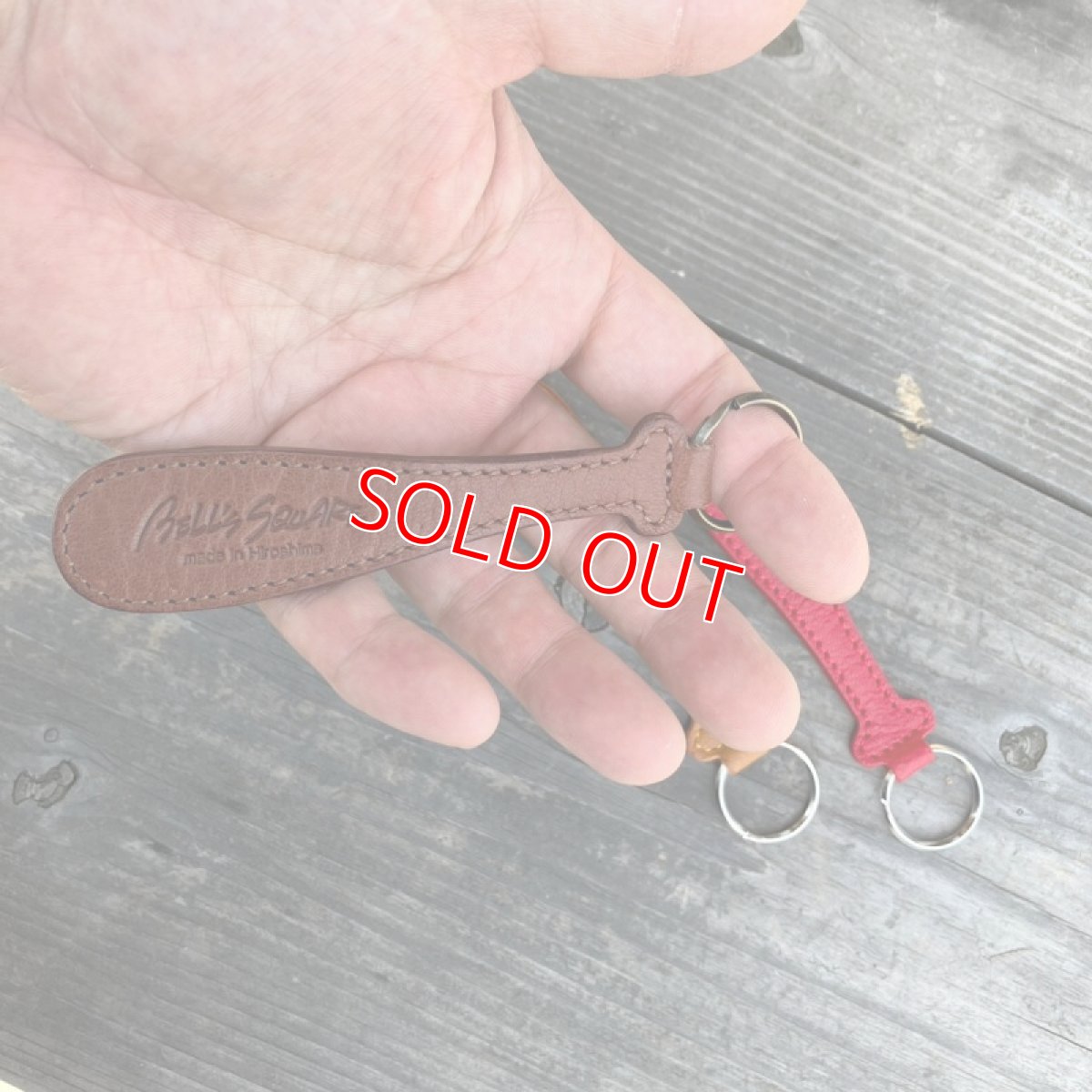 画像4: 【広島ジビエレザー】野球大好き！バットモチーフキーホルダー　 (4)